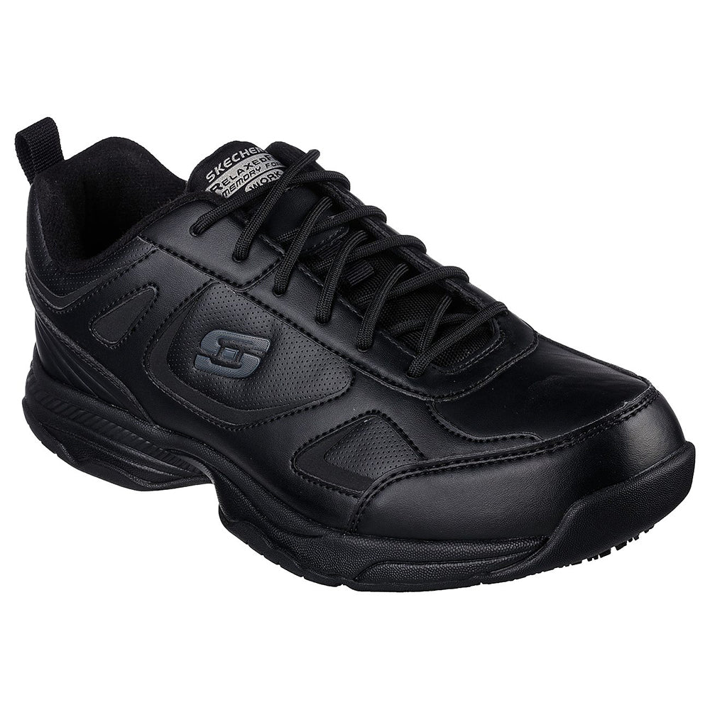 Skechers Men Work Dighton Slip Resistant Shoes - 77111W-BLK