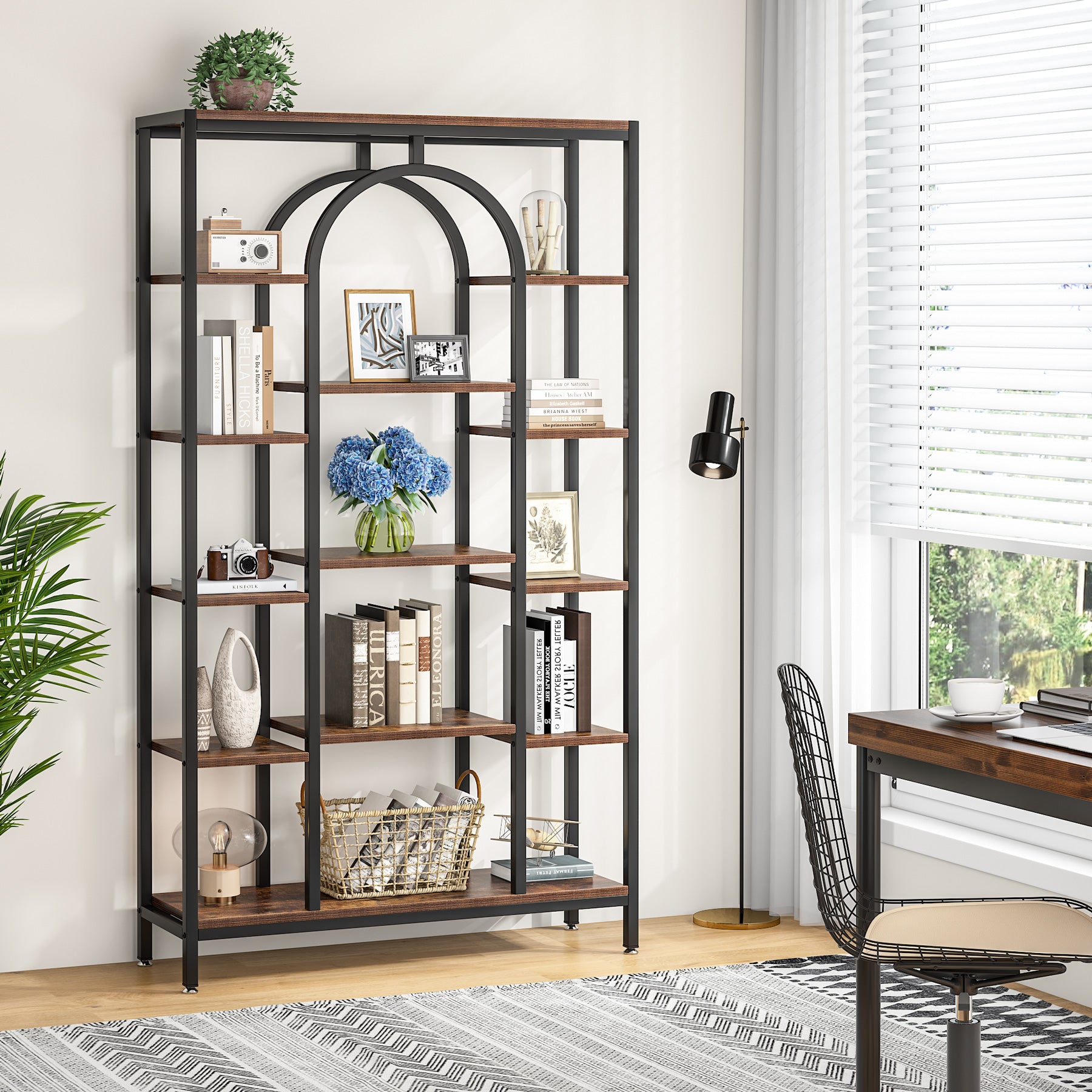 Freestanding Bookshelf, 70.9