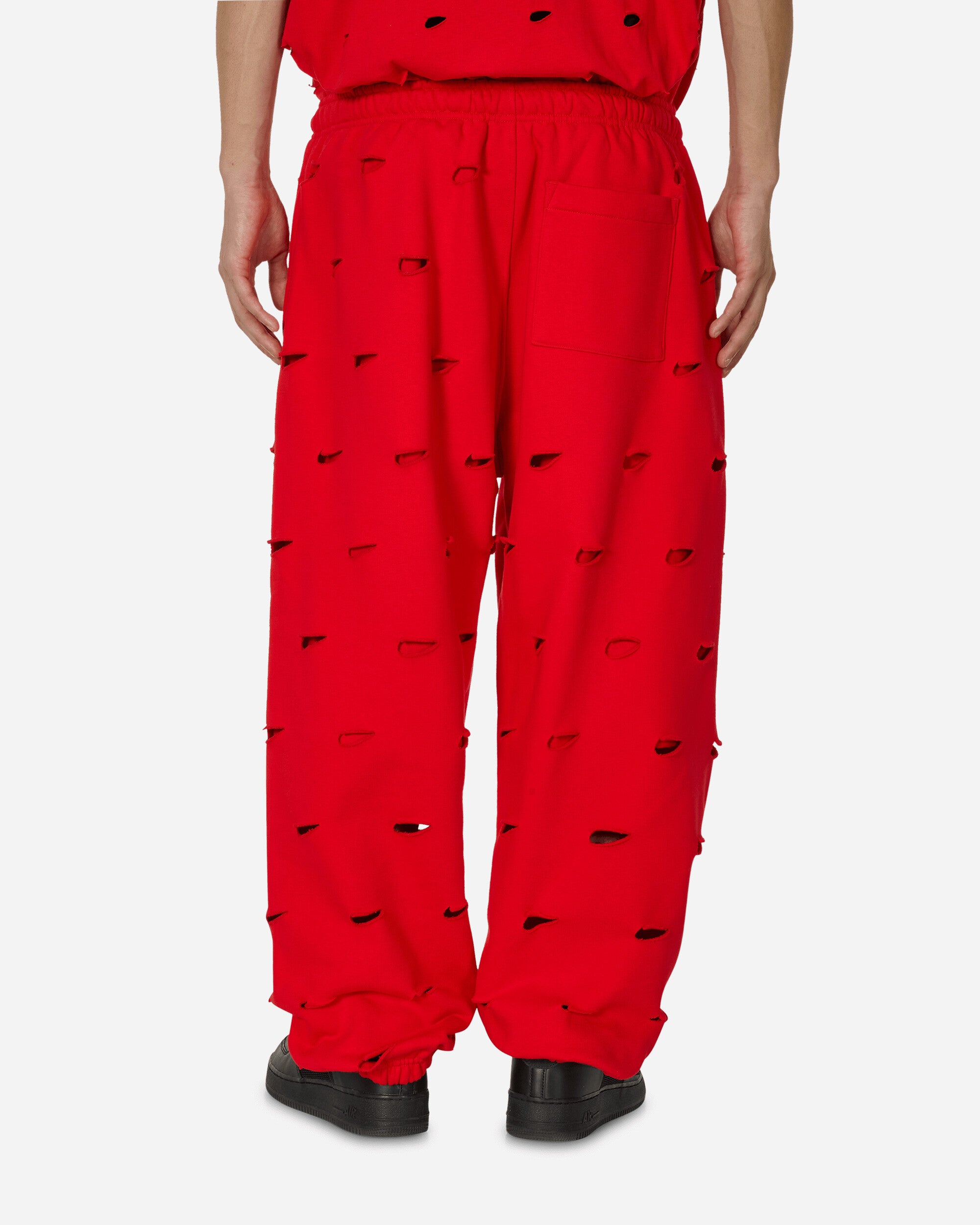 JACQUEMUS Swoosh Sweatpants University Red