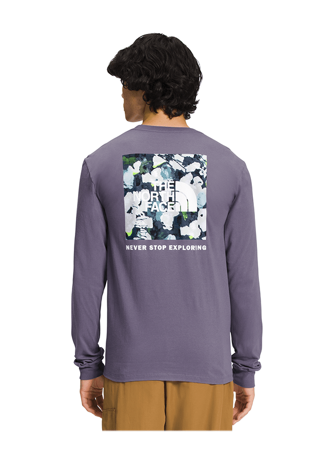 Long sleeve The North Face Box NSE - Lunar slate / Summit navy flower print