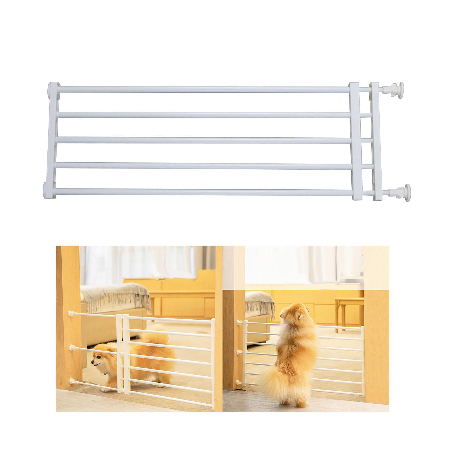 Portable Retractable Pet Dog Gate Expandable Protection Patio Doorway Garden Height 24cm