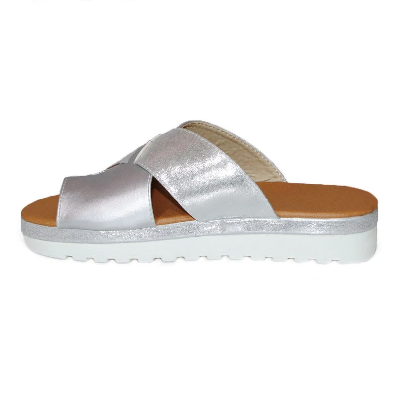 Shiny Wedge Platform Open Toe Women Sandals