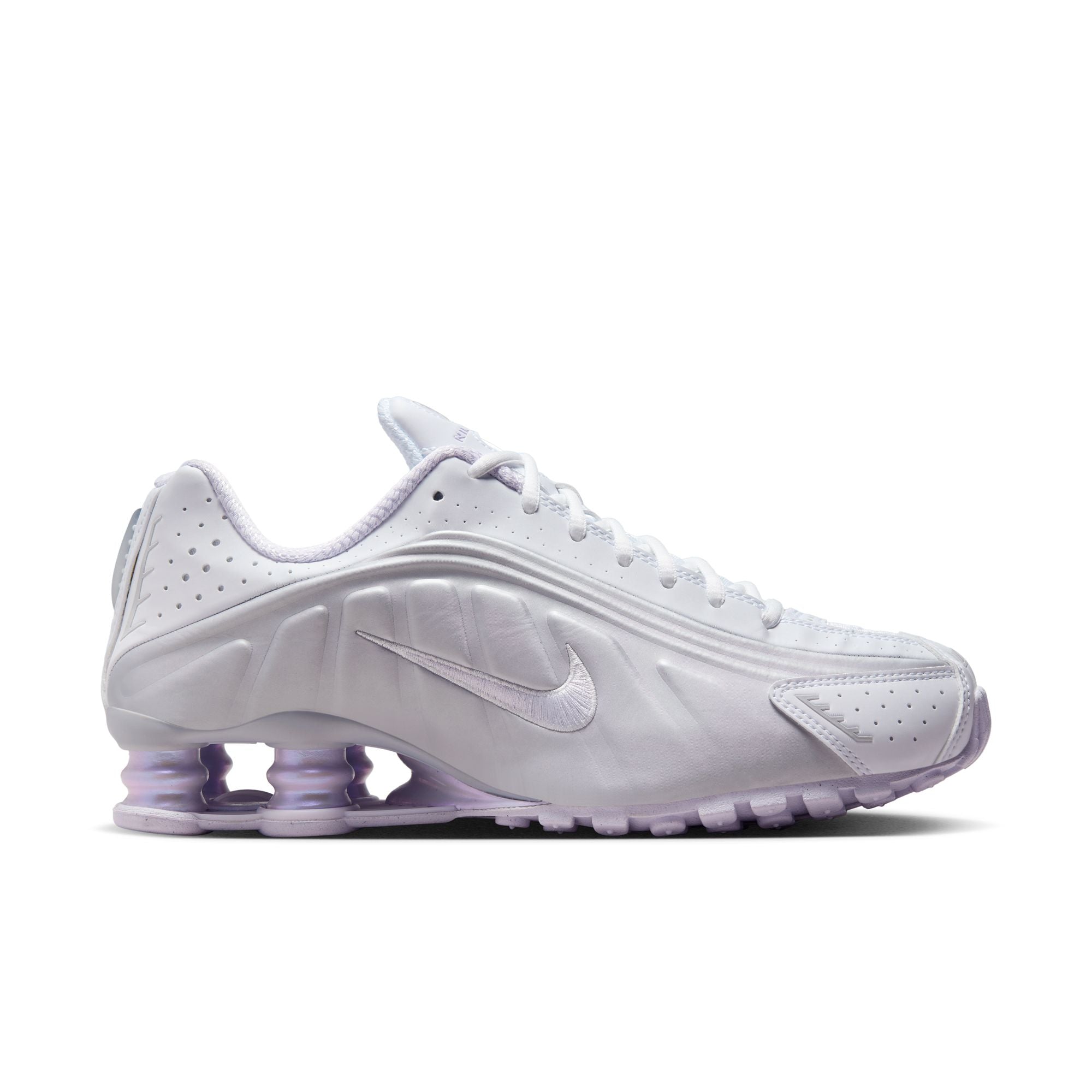 Nike Shox R4 White Barely Grape MTLC Platinum HF5076-100