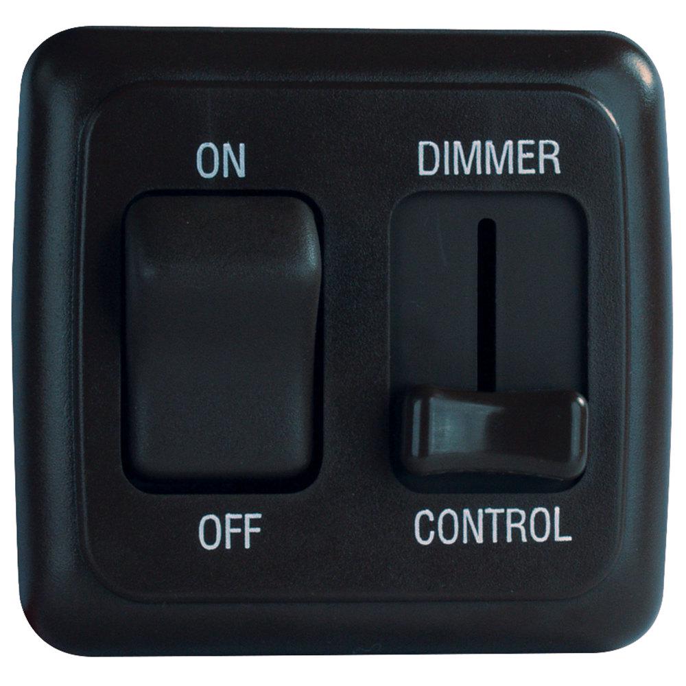 Diamond Group DGLD25VP LED Dimmer with On/Off Switch  Black