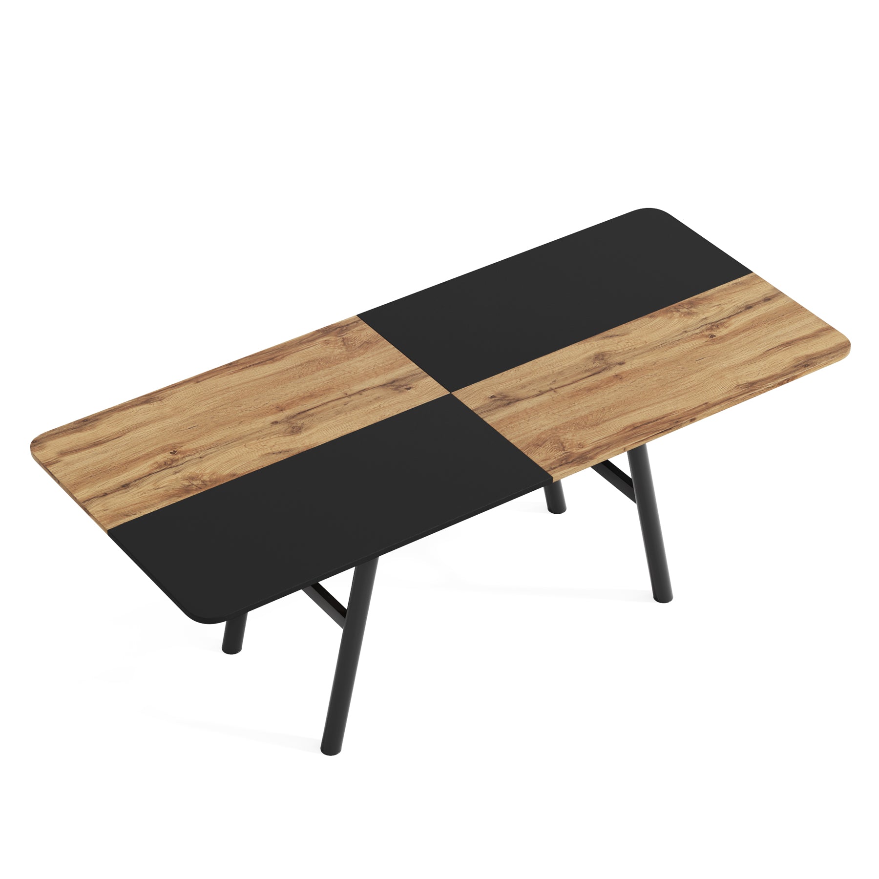 Industrial Dining Table, 70.86