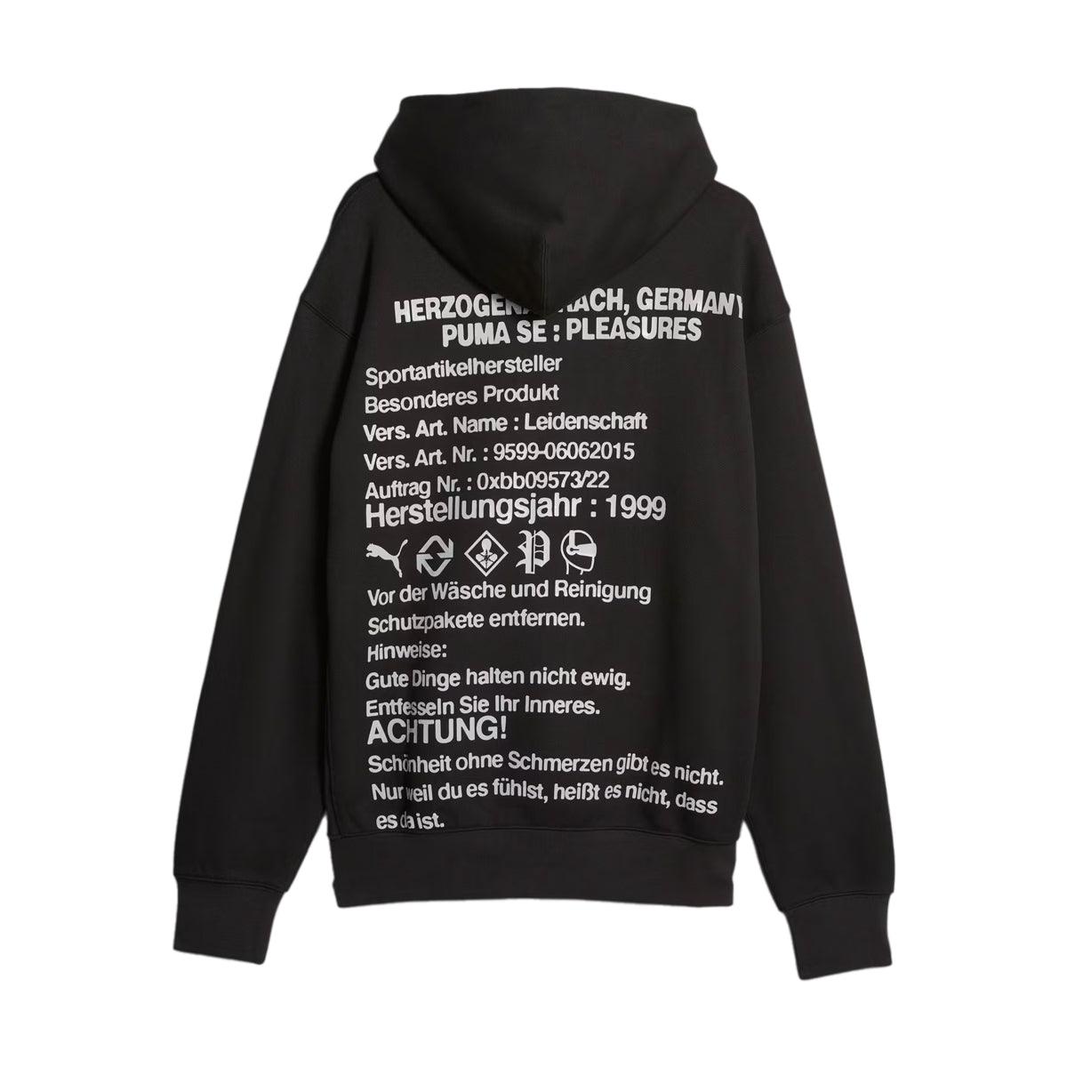 + PLEASURES Graphic Hoodie 'PUMA Black'