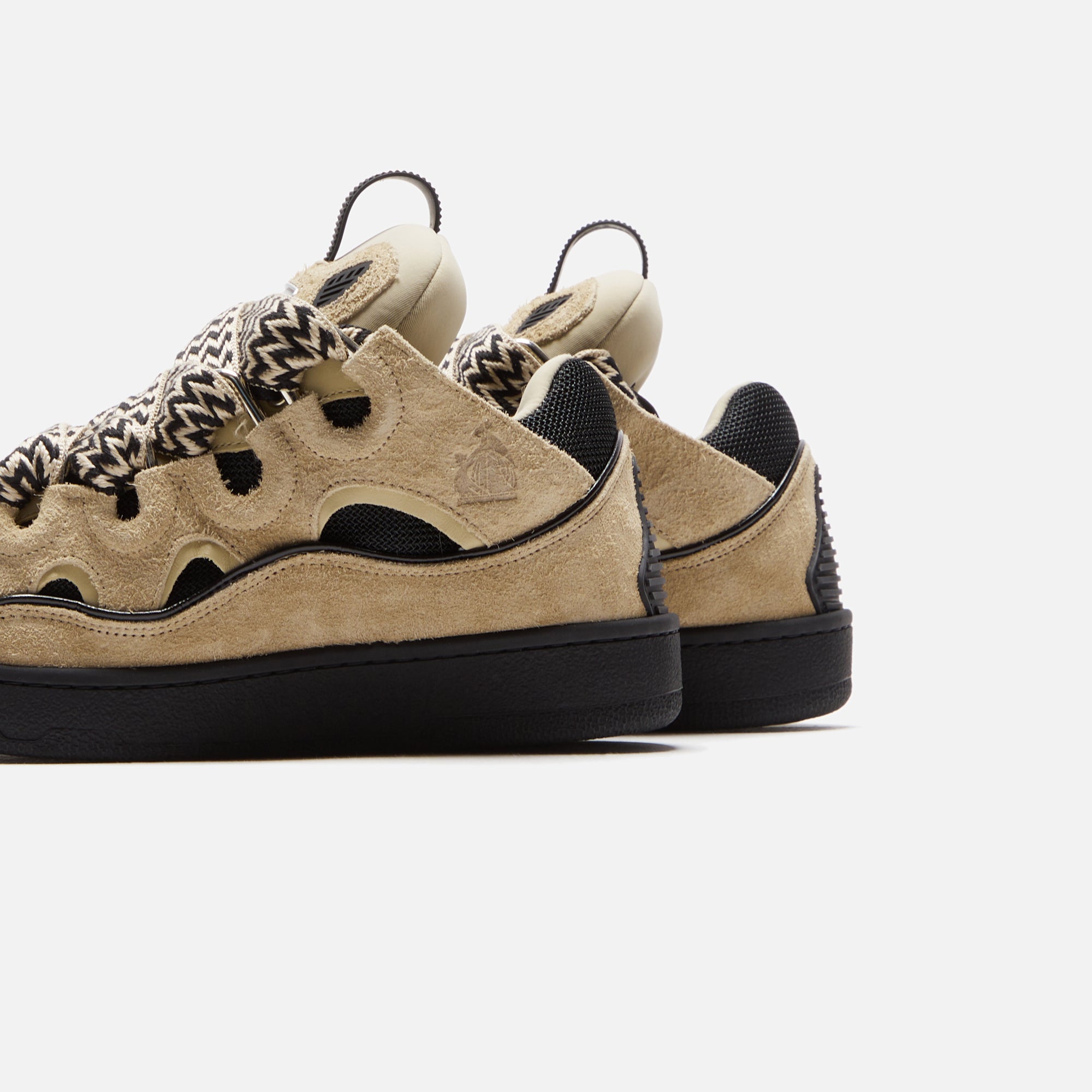 Lanvin Curb Sneaker - Light Brown / Black