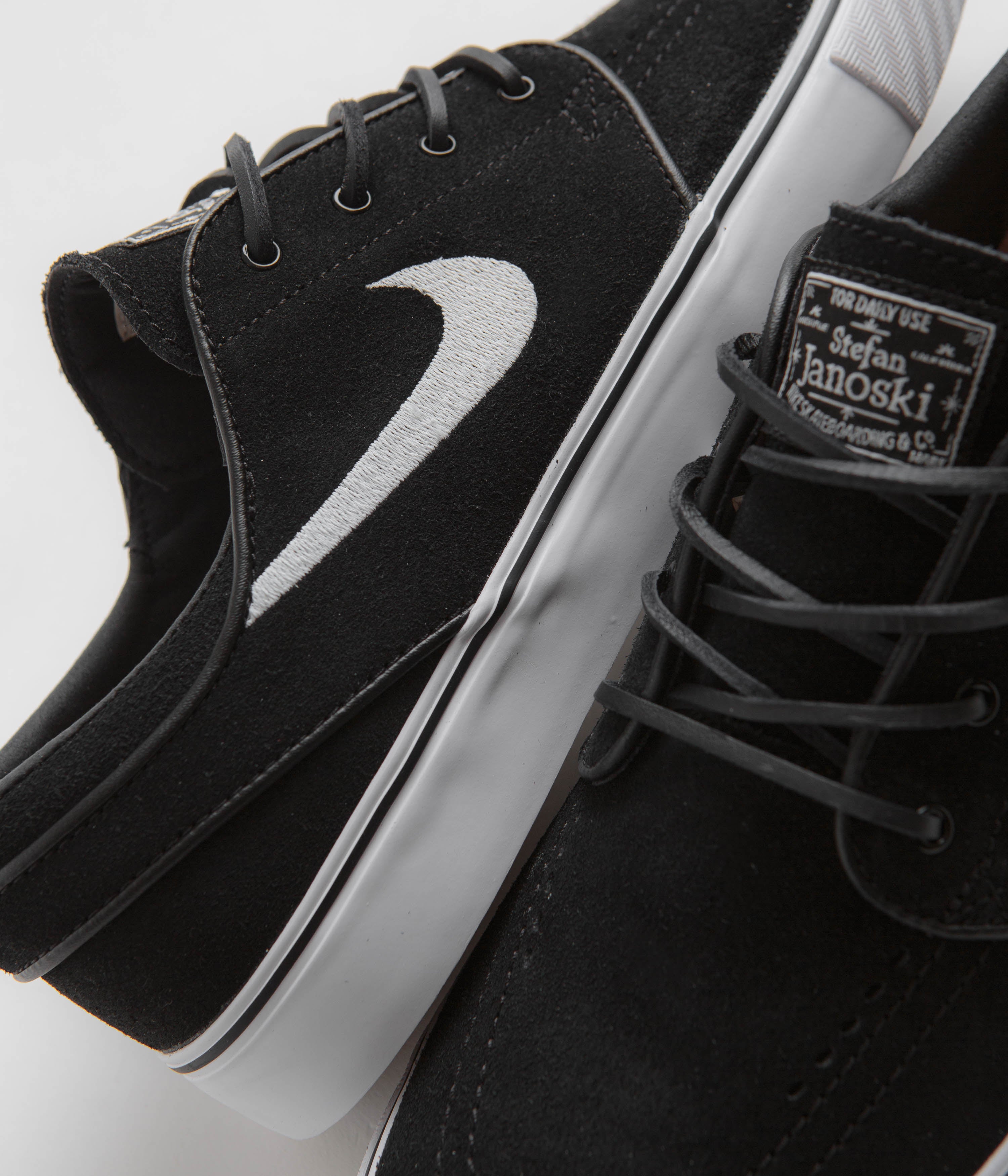 Nike SB Janoski OG+ Shoes - Black / White - Black - White