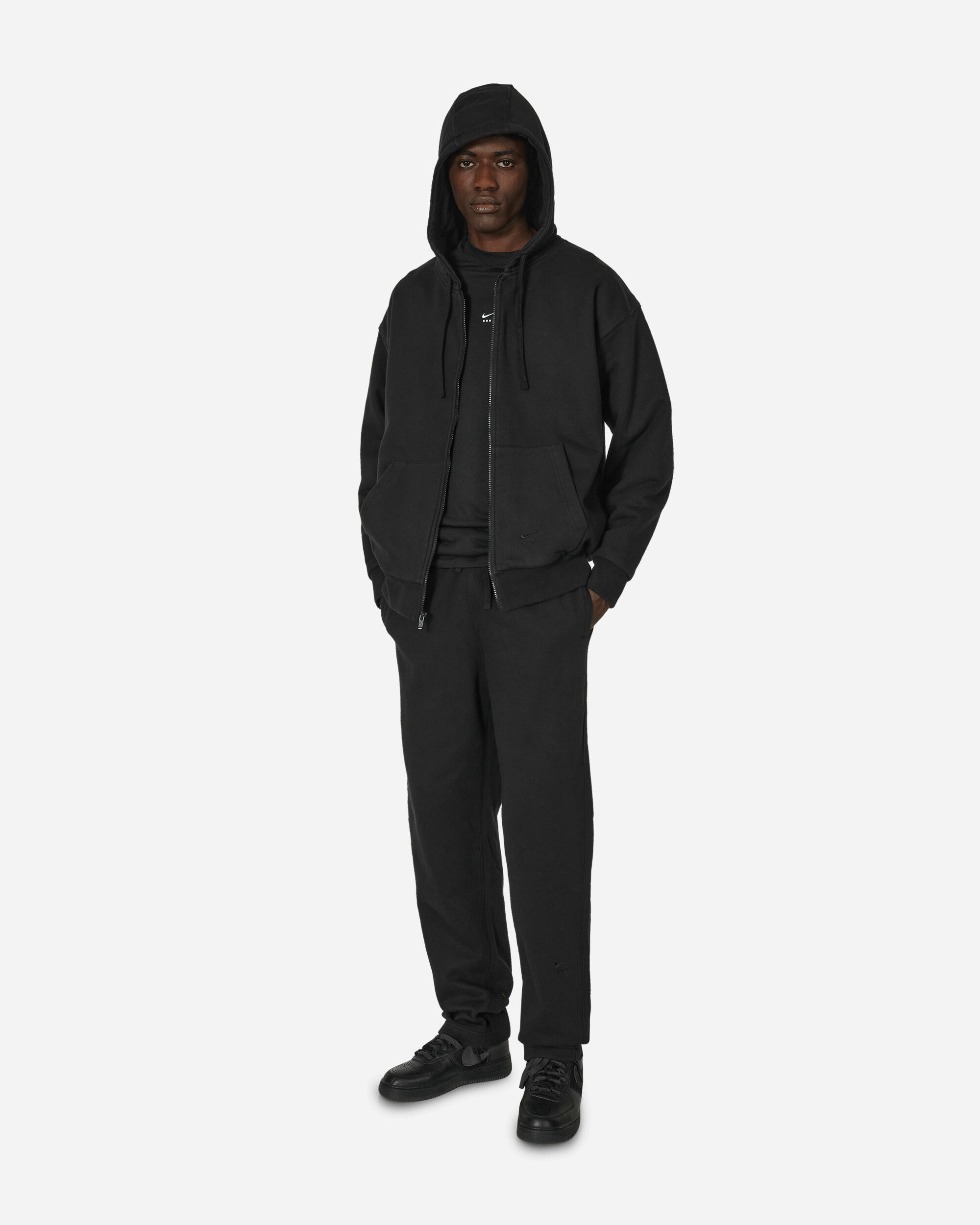 MMW Full-Zip Fleece Hoodie Black