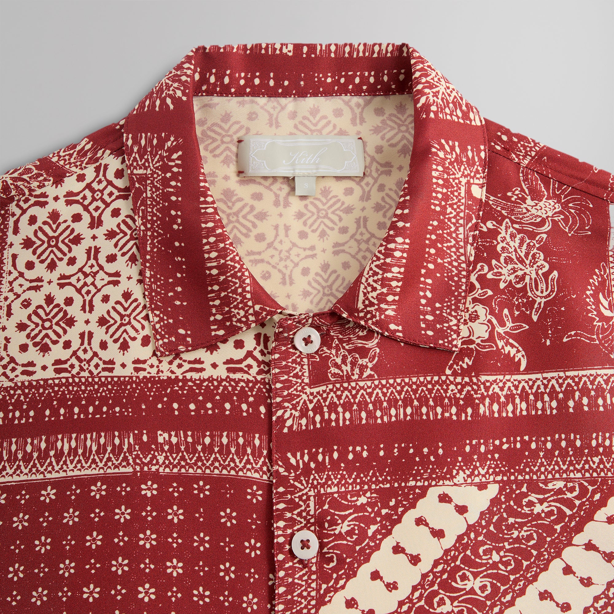 Kith Silk Twill Reade Shirt - Bitters