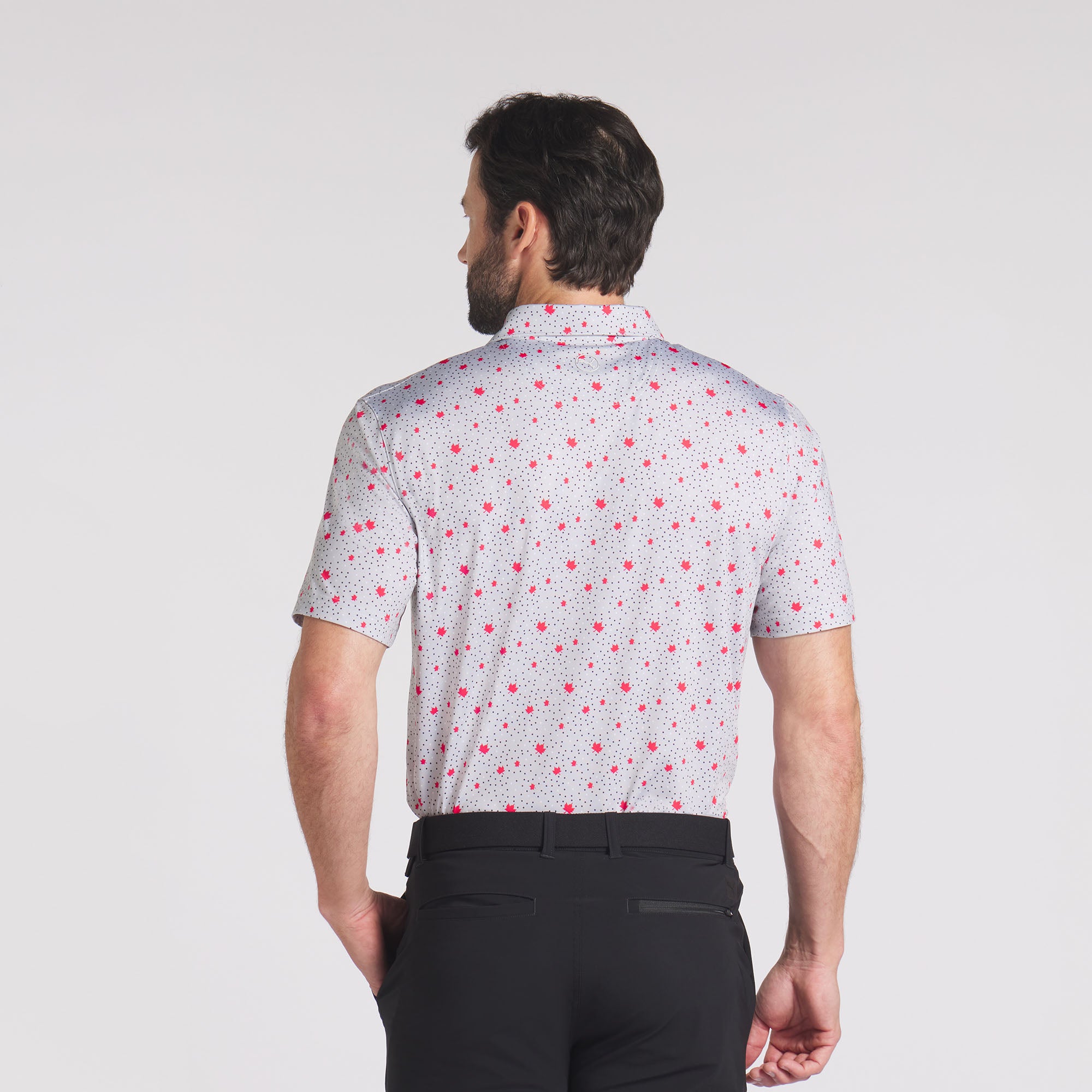 Canada Maple Dot Golf Polo