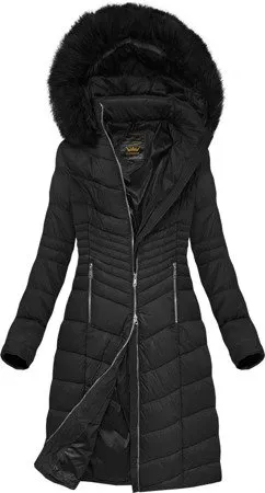 WOMEN'S WINTER BLACK HOODED-- JACKET