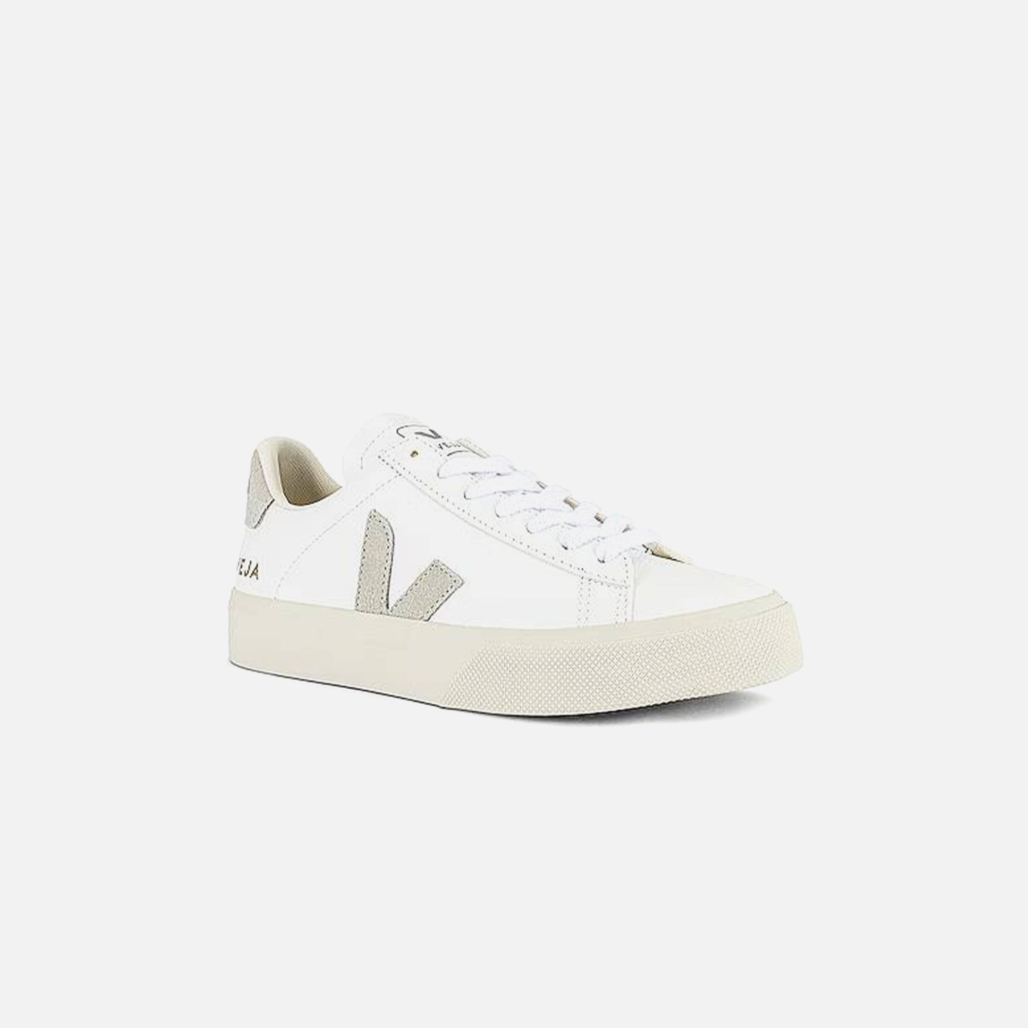 Veja Campo - Extra White / Natural Suede