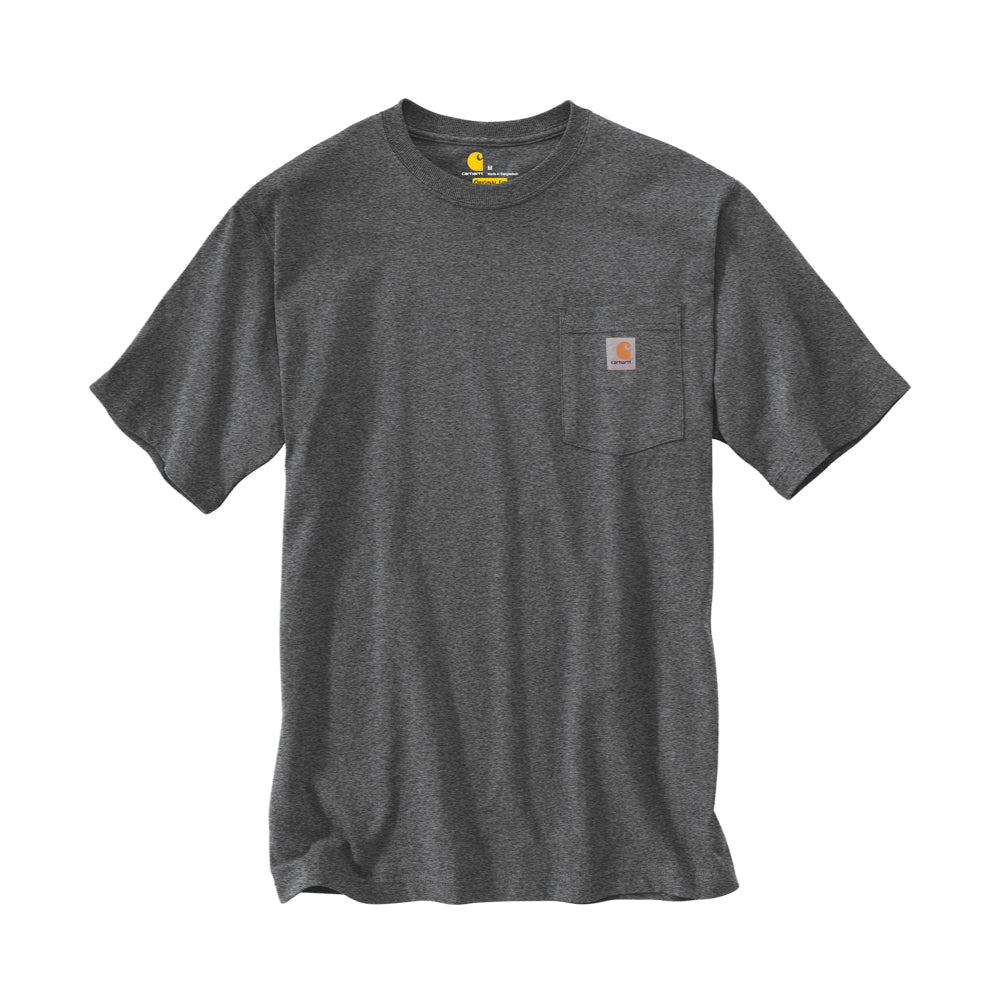 Carhartt Men's Short Sleeve Pocket T-Shirt_Carbon Heather