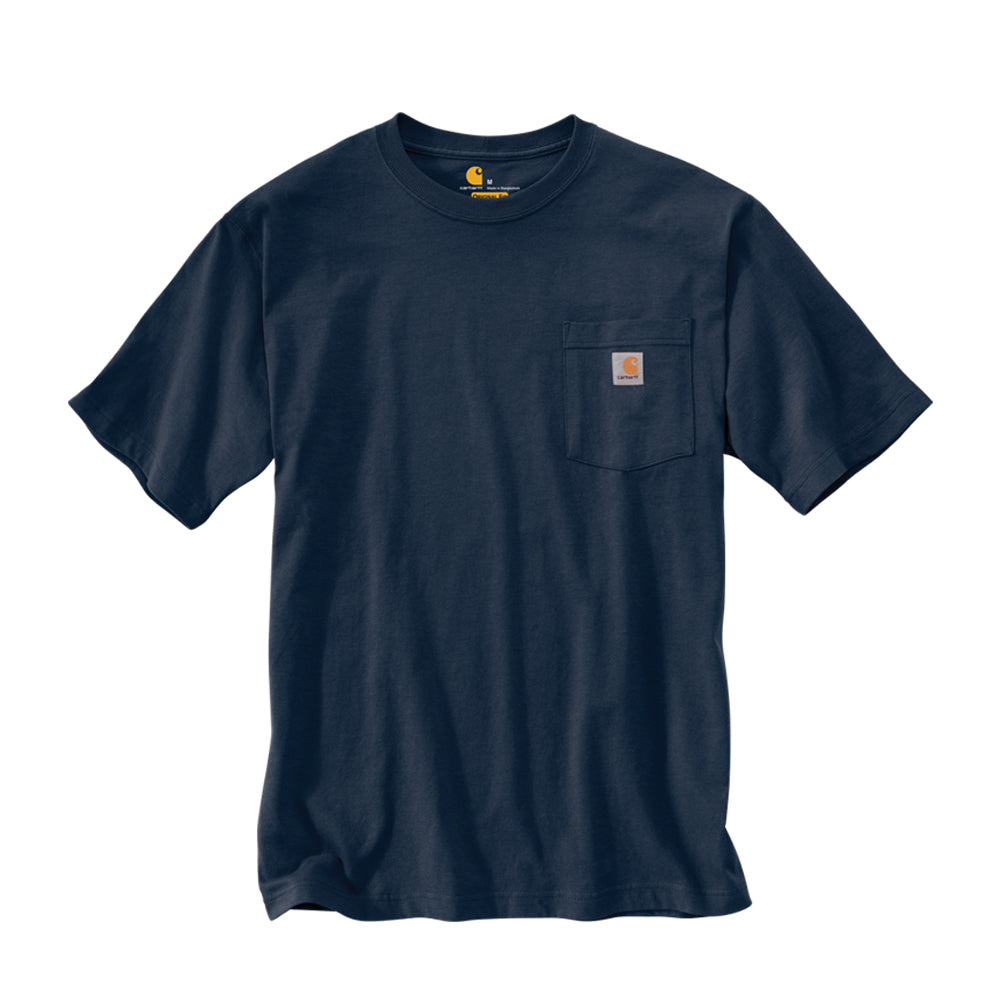 Carhartt Men's Short Sleeve Pocket T-Shirt_Navy