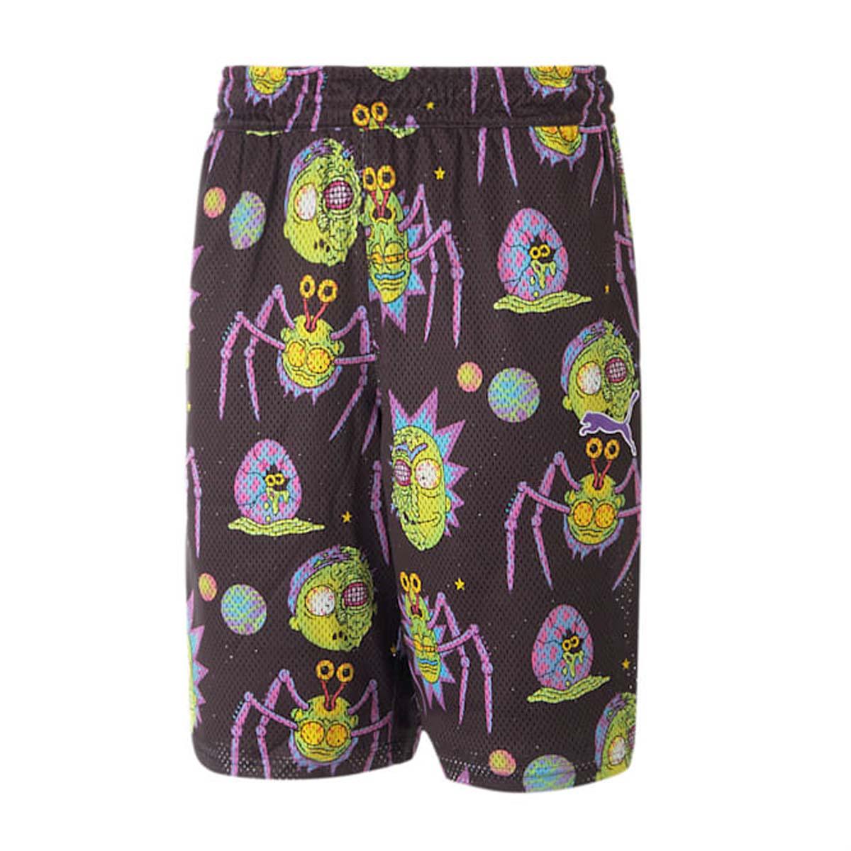 + Rick and Morty Printed Basketball Shorts