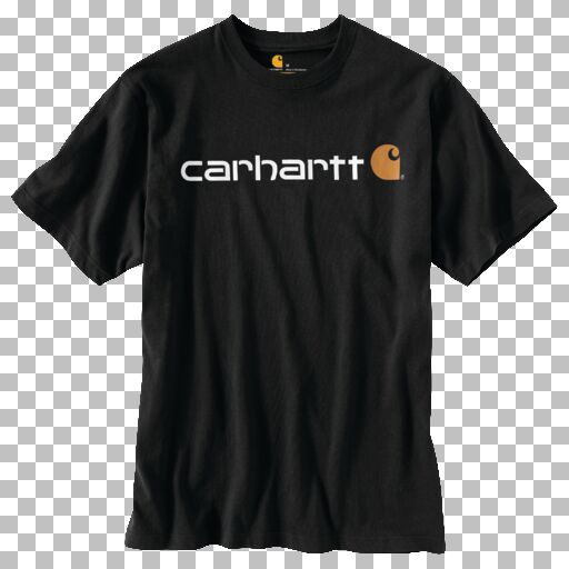 Carhartt Men's Signature Logo Short Sleeve T-Shirt_Black