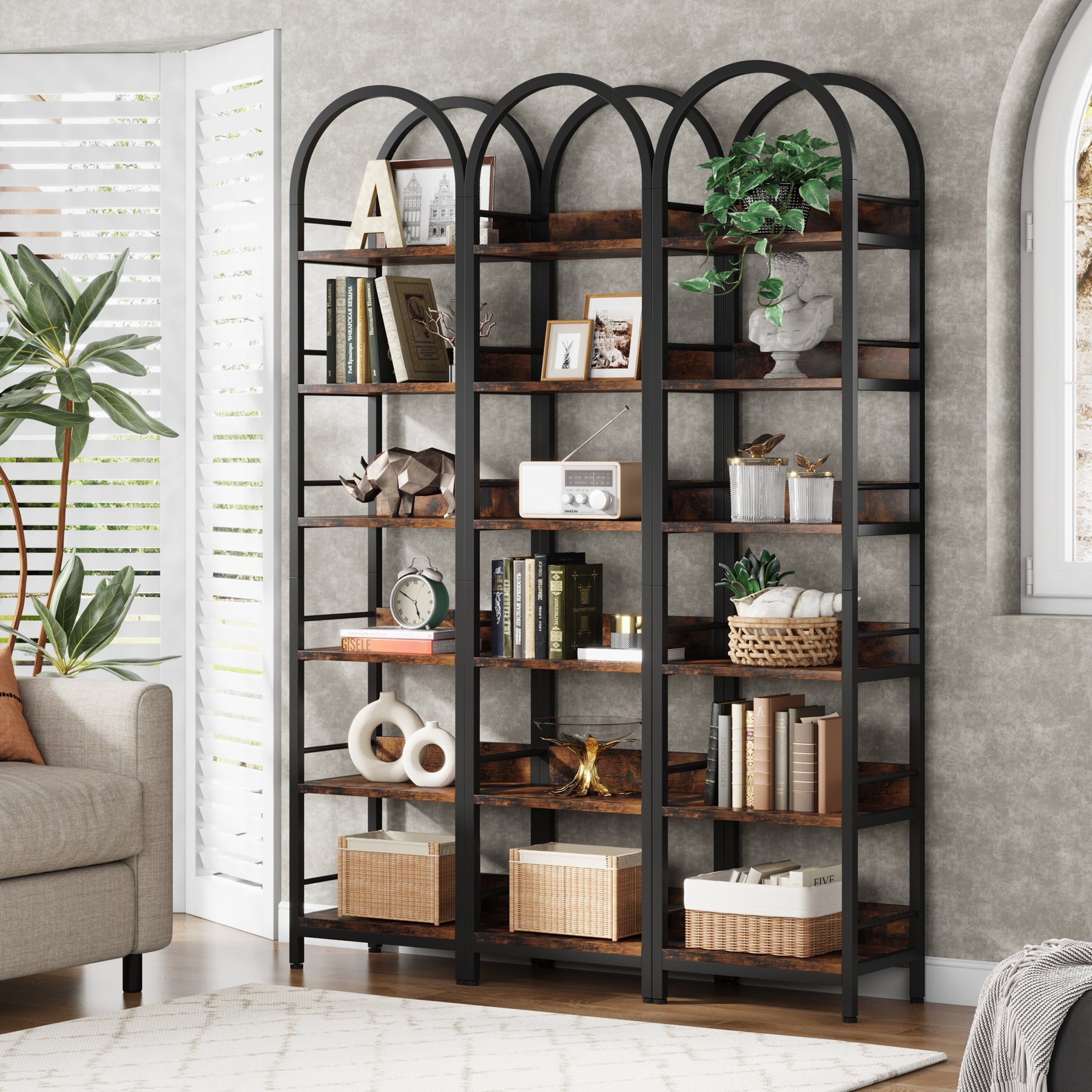 6-Tier Bookshelf, 78.7