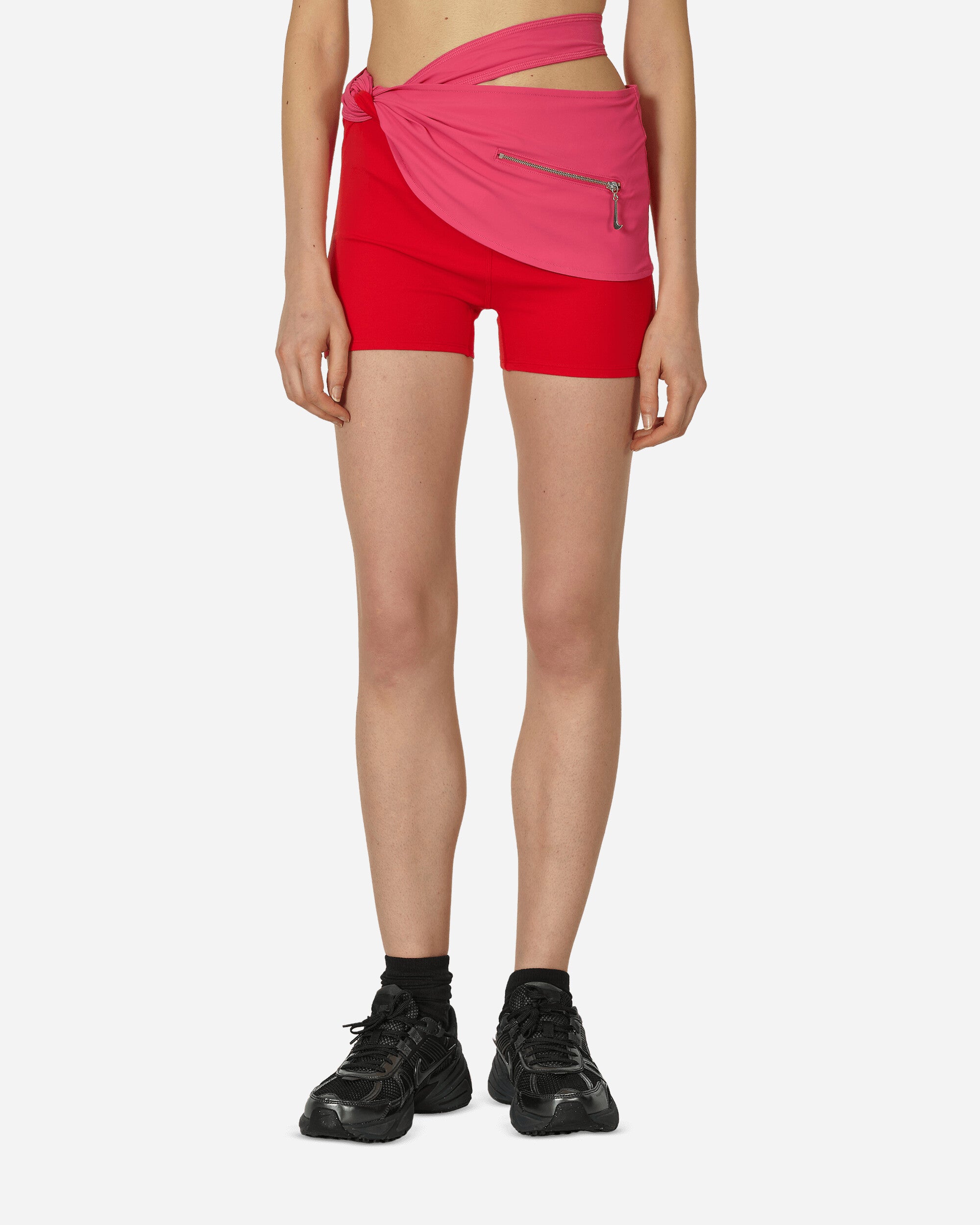 JACQUEMUS Pareo Shorts University Red / Watermelon