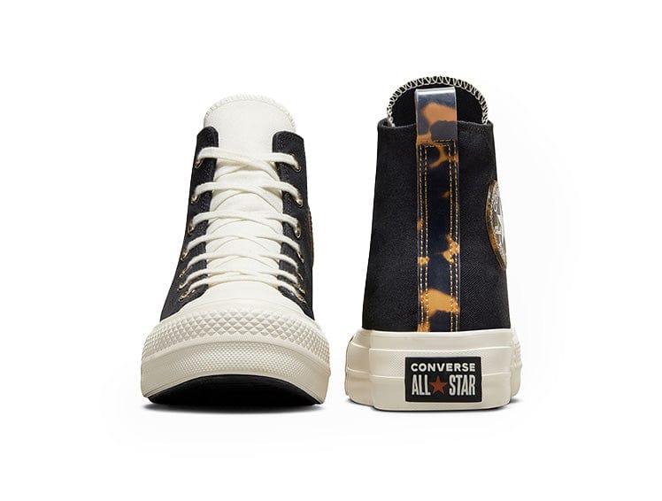 Converse Chuck T Plataforma Mujer Negro