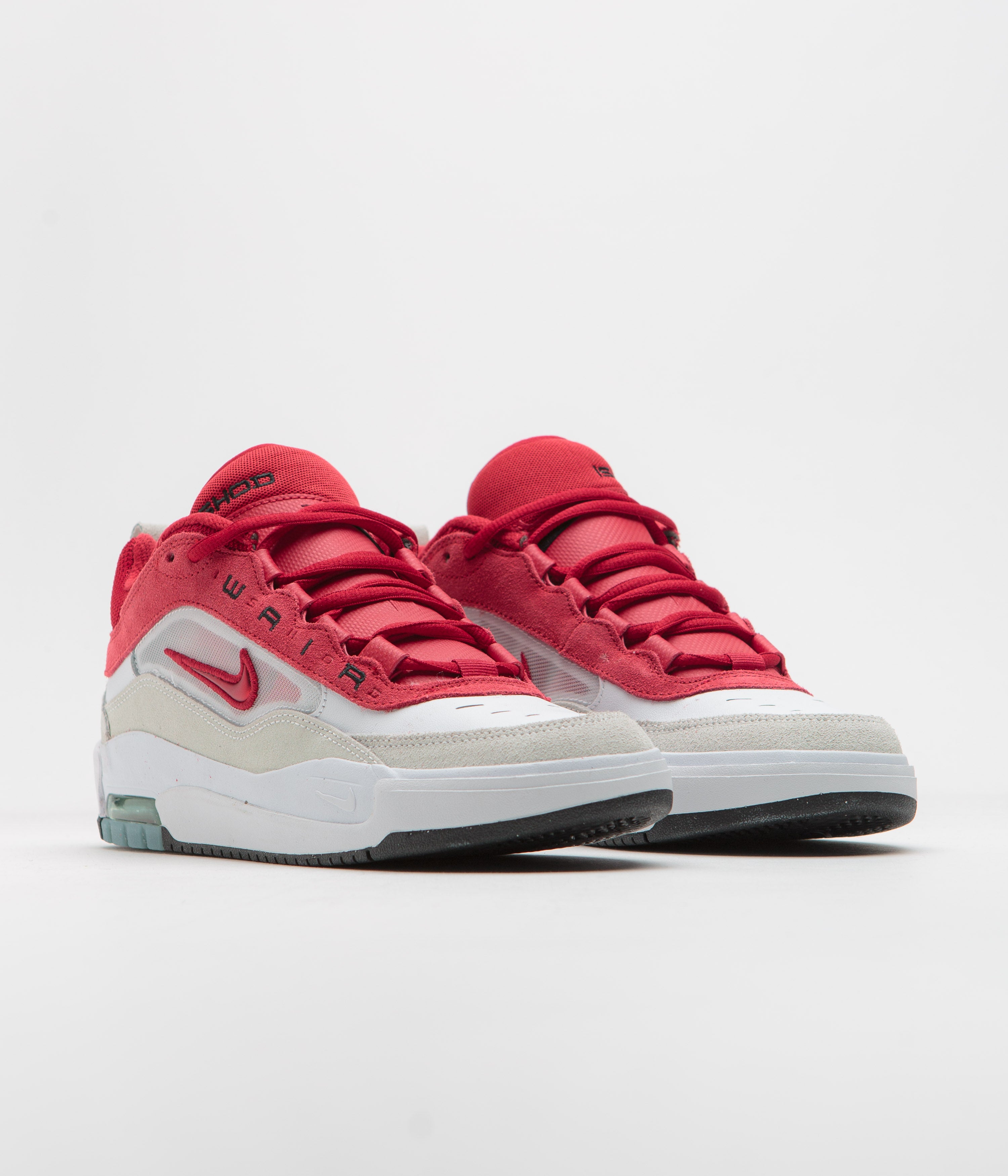 Nike SB Air Max Ishod Shoes - White / Varsity Red - Summit White