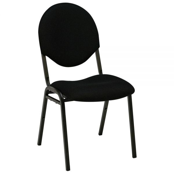 Banquet Padded Fabric Seat， Fabric Back Stacking Chair 17 9/10