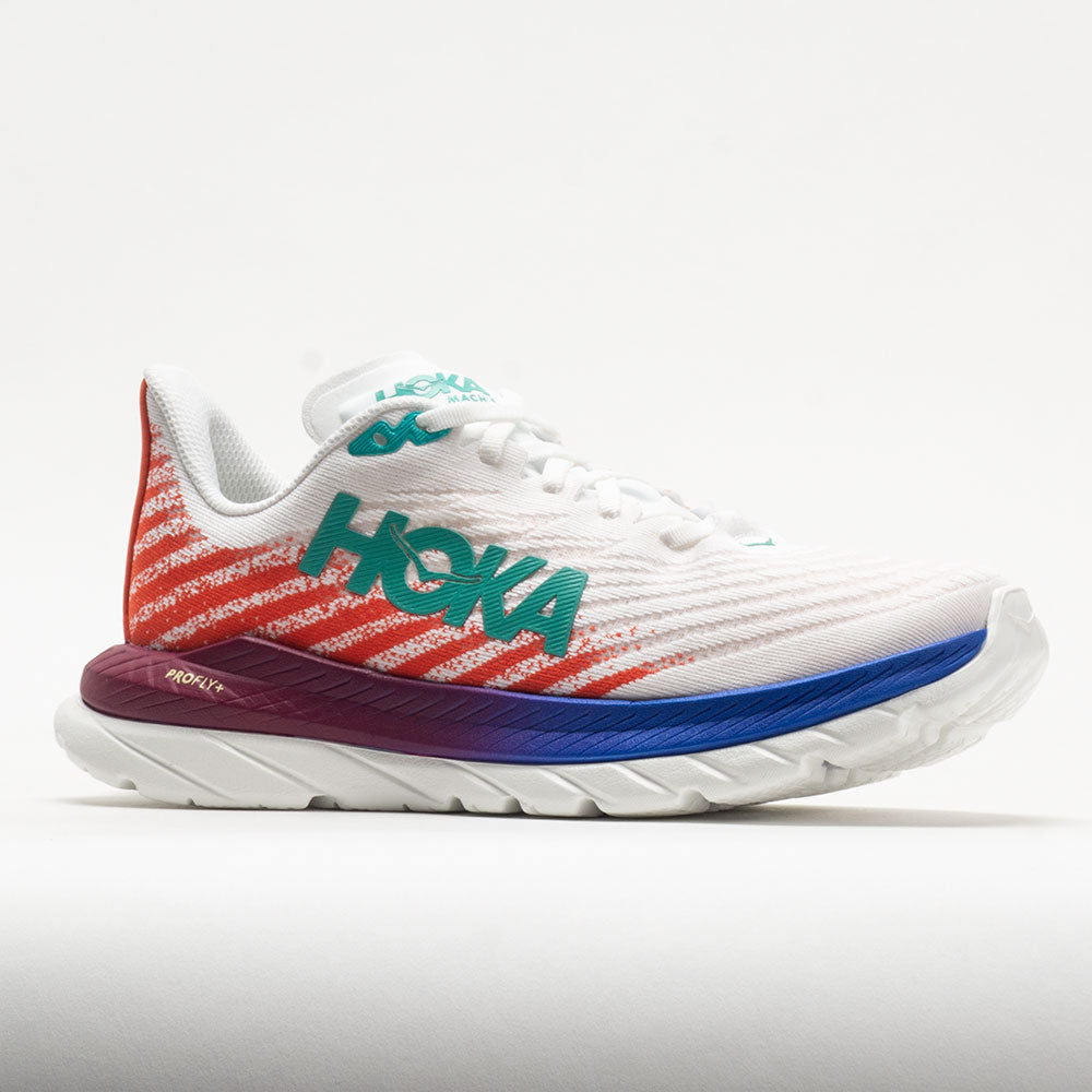 HOKA Mach 5 Women's White/Flame