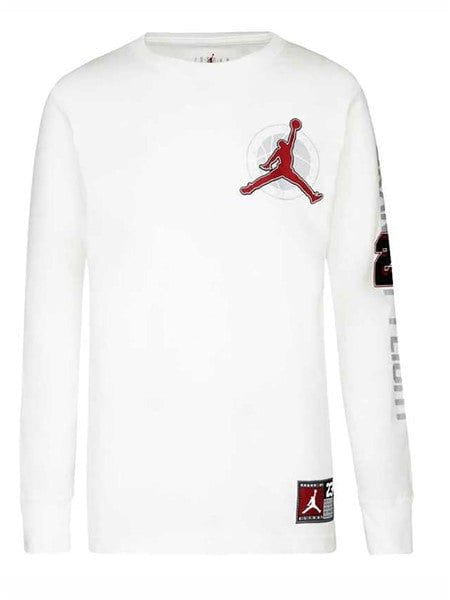 JORDAN GYM 23 BRAND OF FLIGHT L/S TEE_ GRADESCHOOL