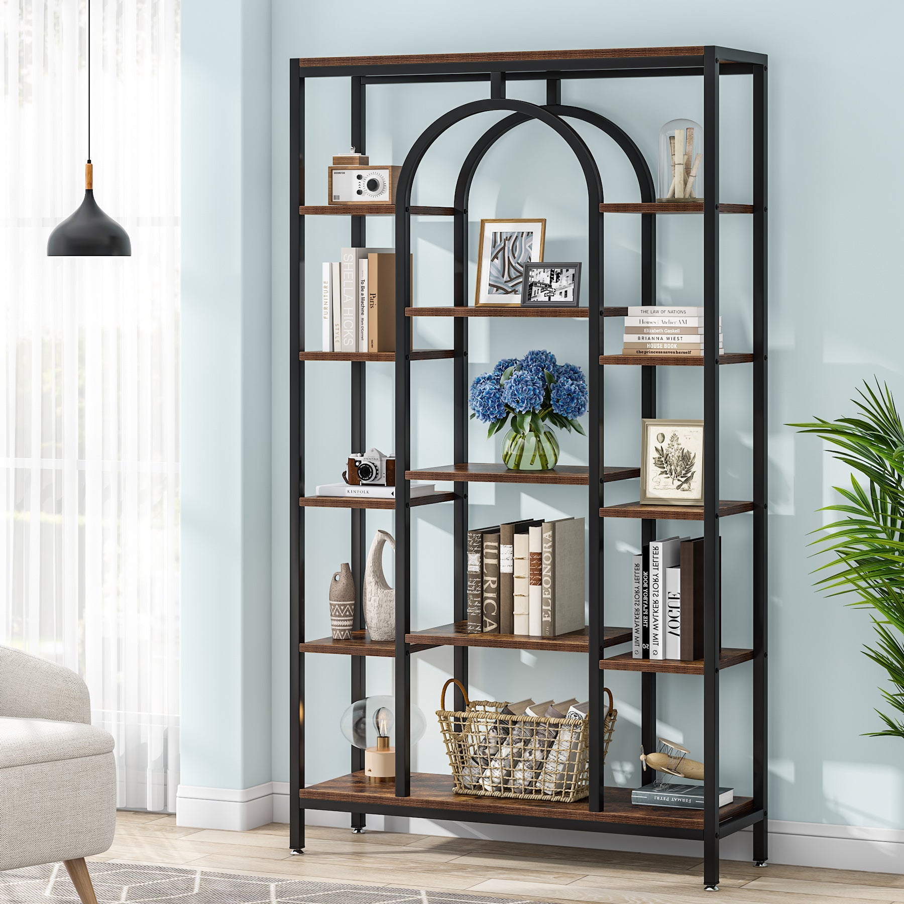 Freestanding Bookshelf, 70.9