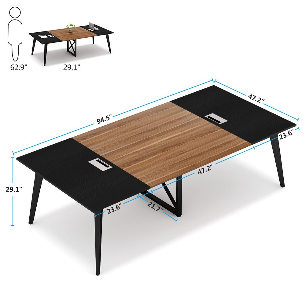 8FT Conference Table, 94.5