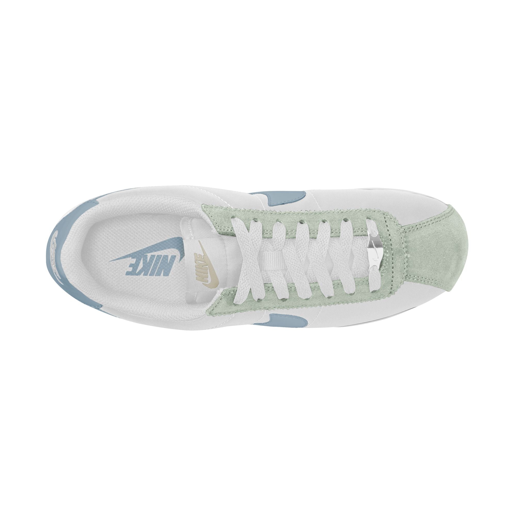 Women's Nike Cortez White/Light Armory Blue-Light Orewood Brown DZ2795-100