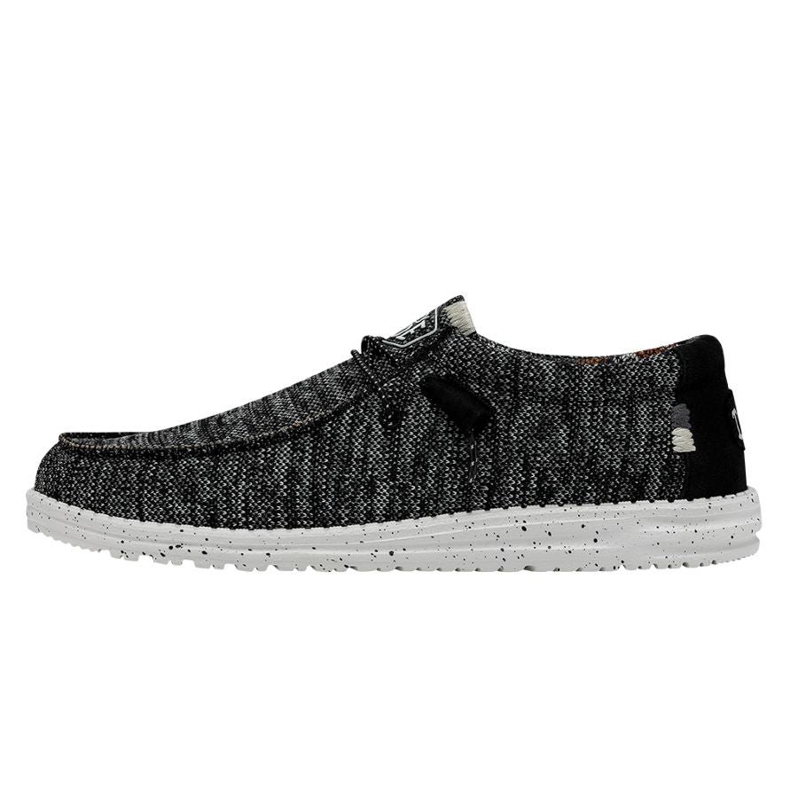 Wally Sox Stitch Wide - Black White