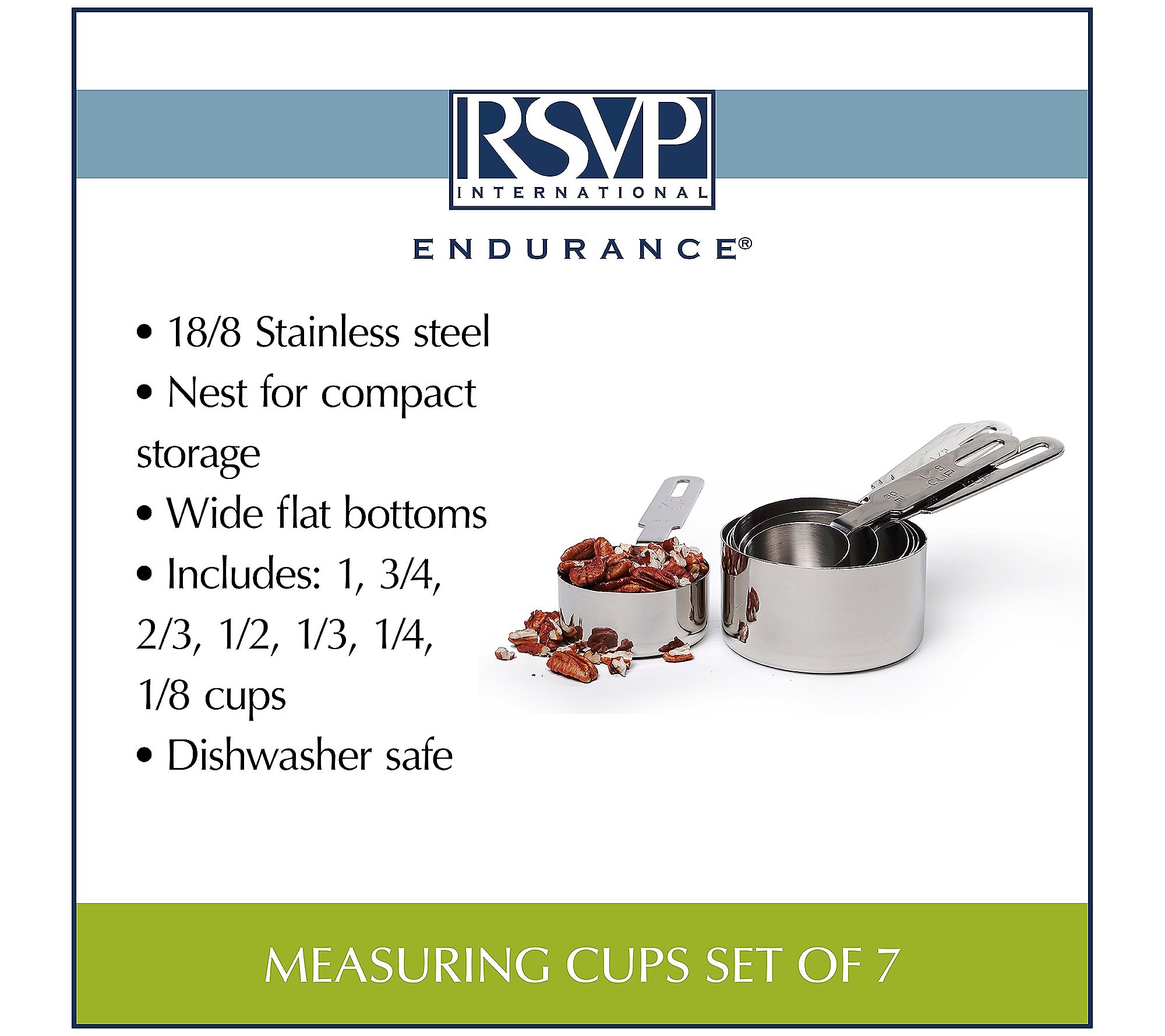 RSVP Set of 7 Measuring Cups
