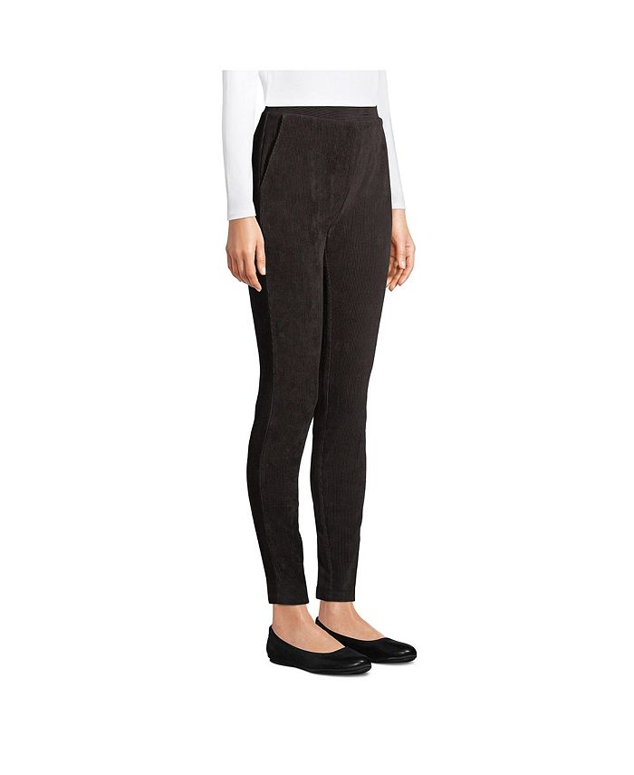 Women's Petite Sport Knit High Rise Corduroy Leggings