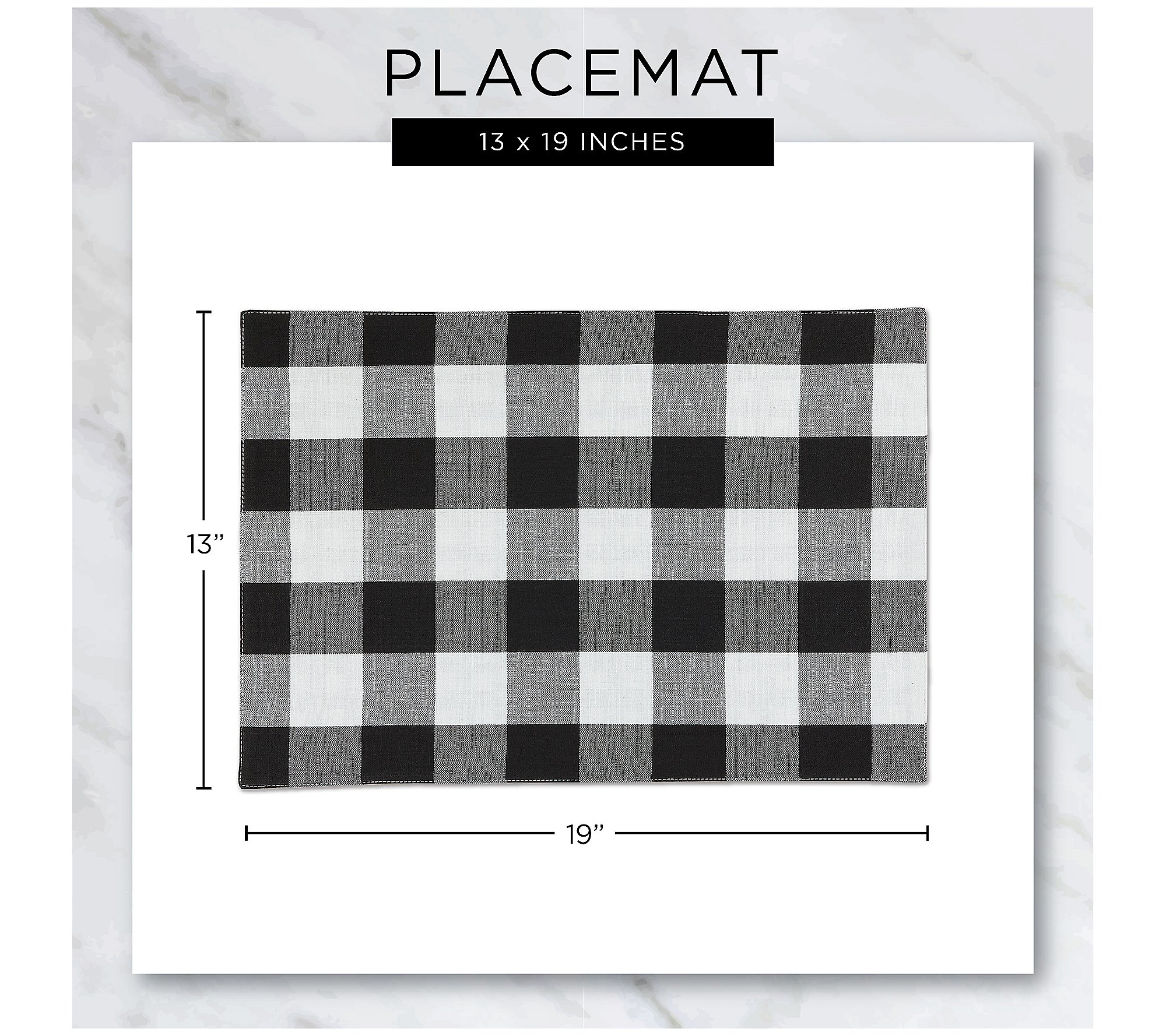 Design Imports Set of 4 EAT Placemats