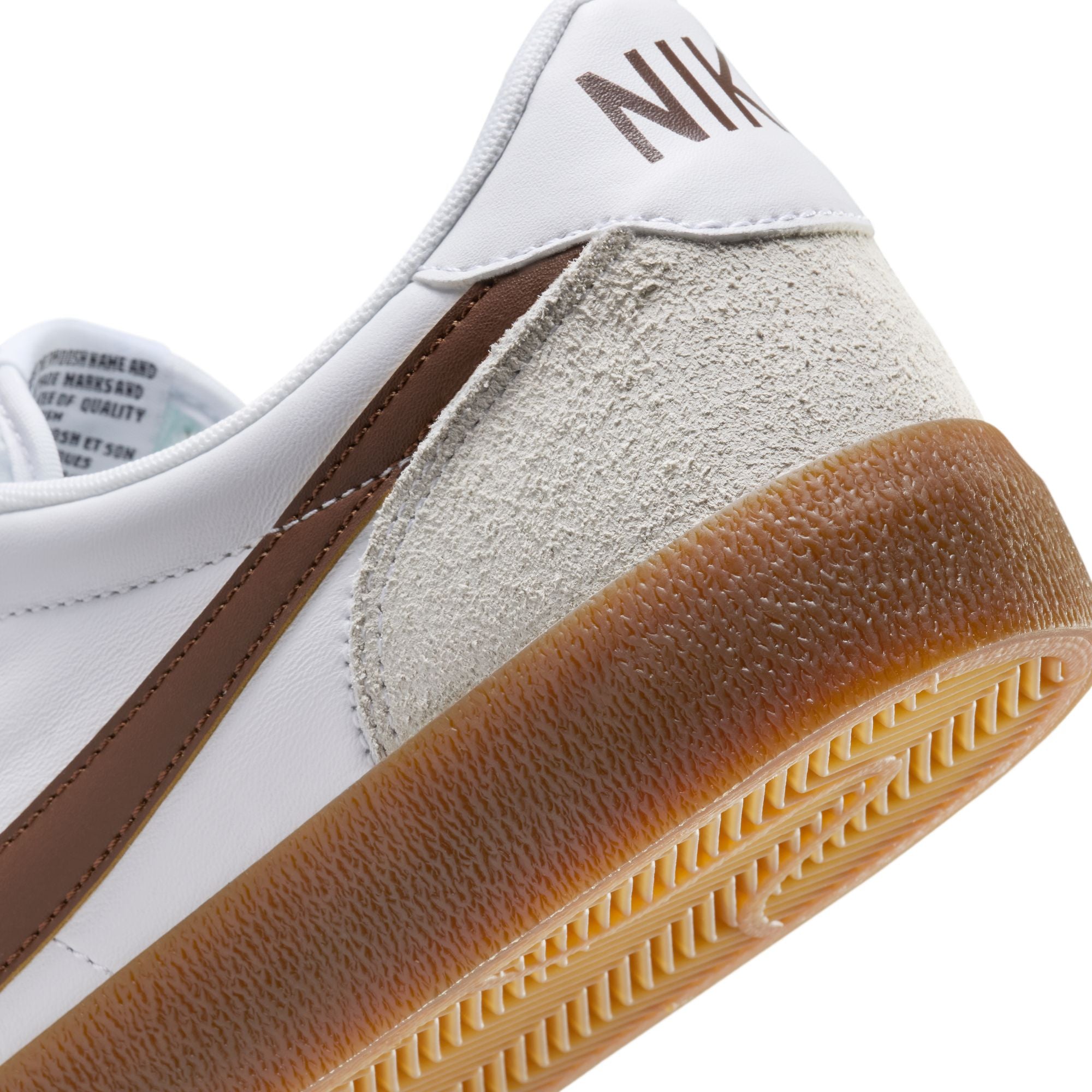 Nike Killshot 2 Leather White Cacao Wow Gum Med Brown Black 432997-130