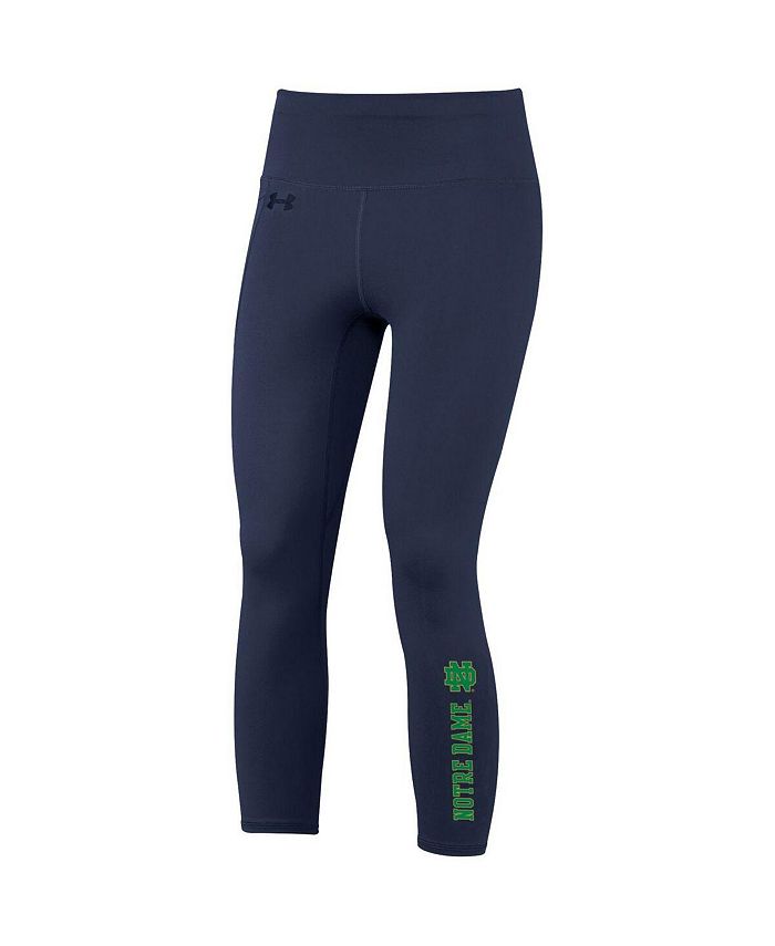 Women's Navy Notre Dame Fighting Irish Motion Performance Ankle-Cropped Leggings