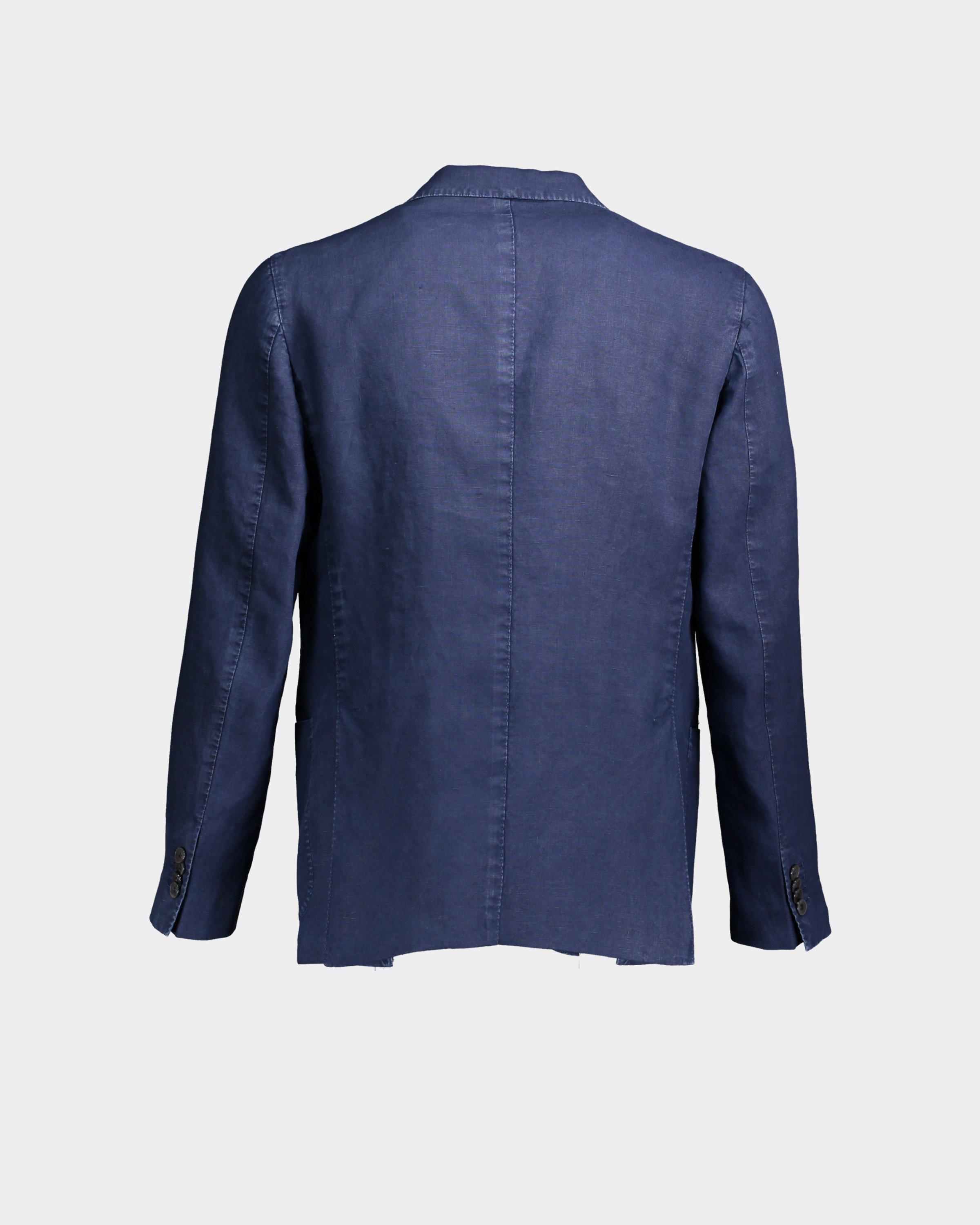 Giacca lino blu
