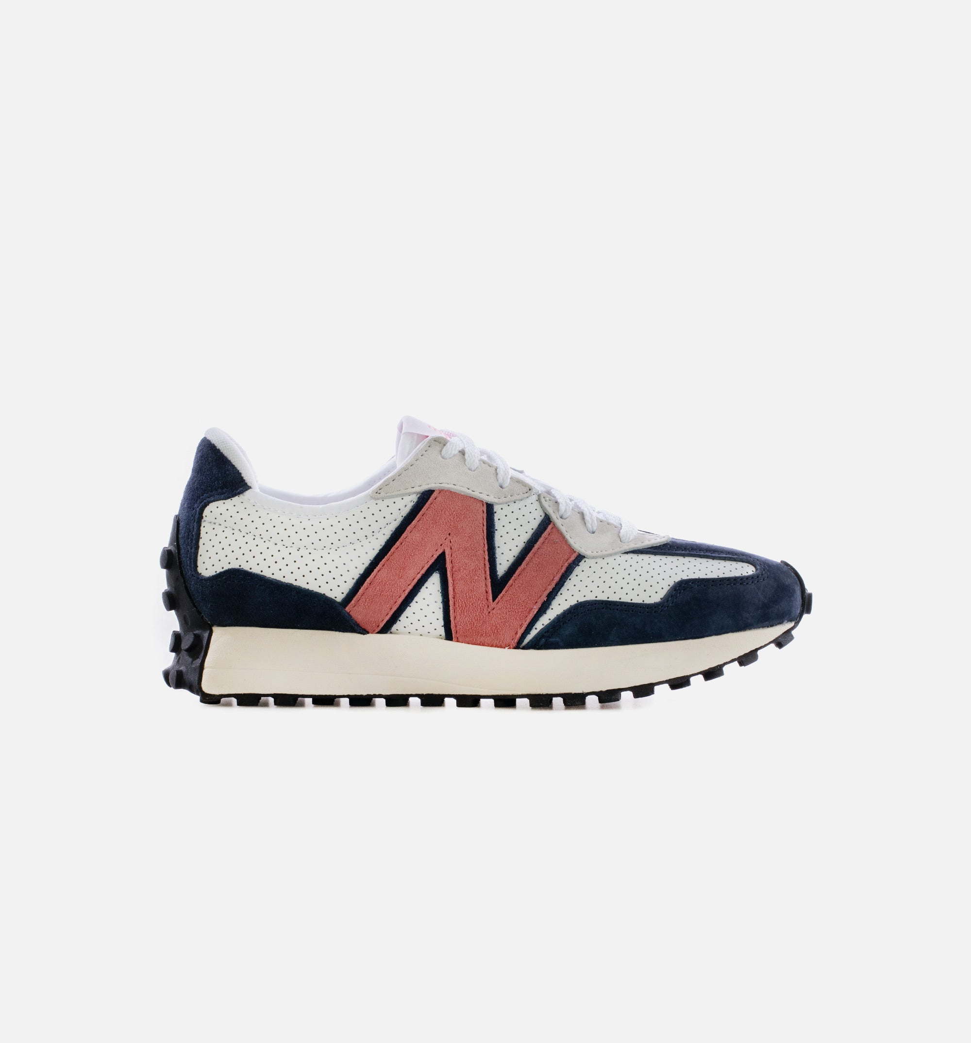 327 Mens Lifestyle Shoe - White/Pink/Navy