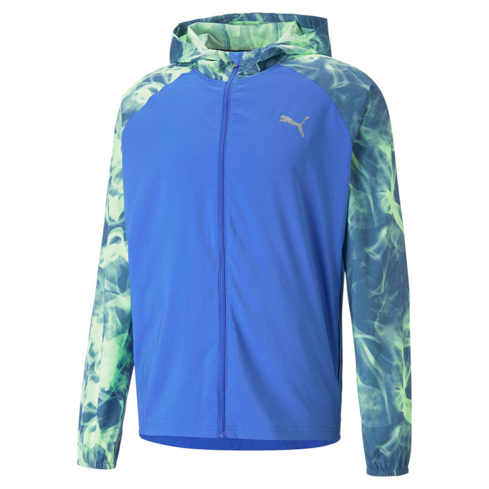 Run Favorite Tie Dye Woven Full-Zip Jacket