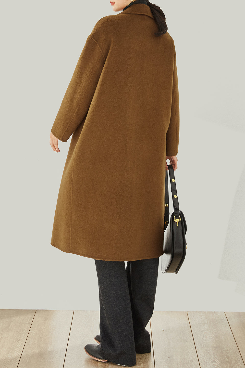 Detachable Two Pieces Puffer and Wool Coat