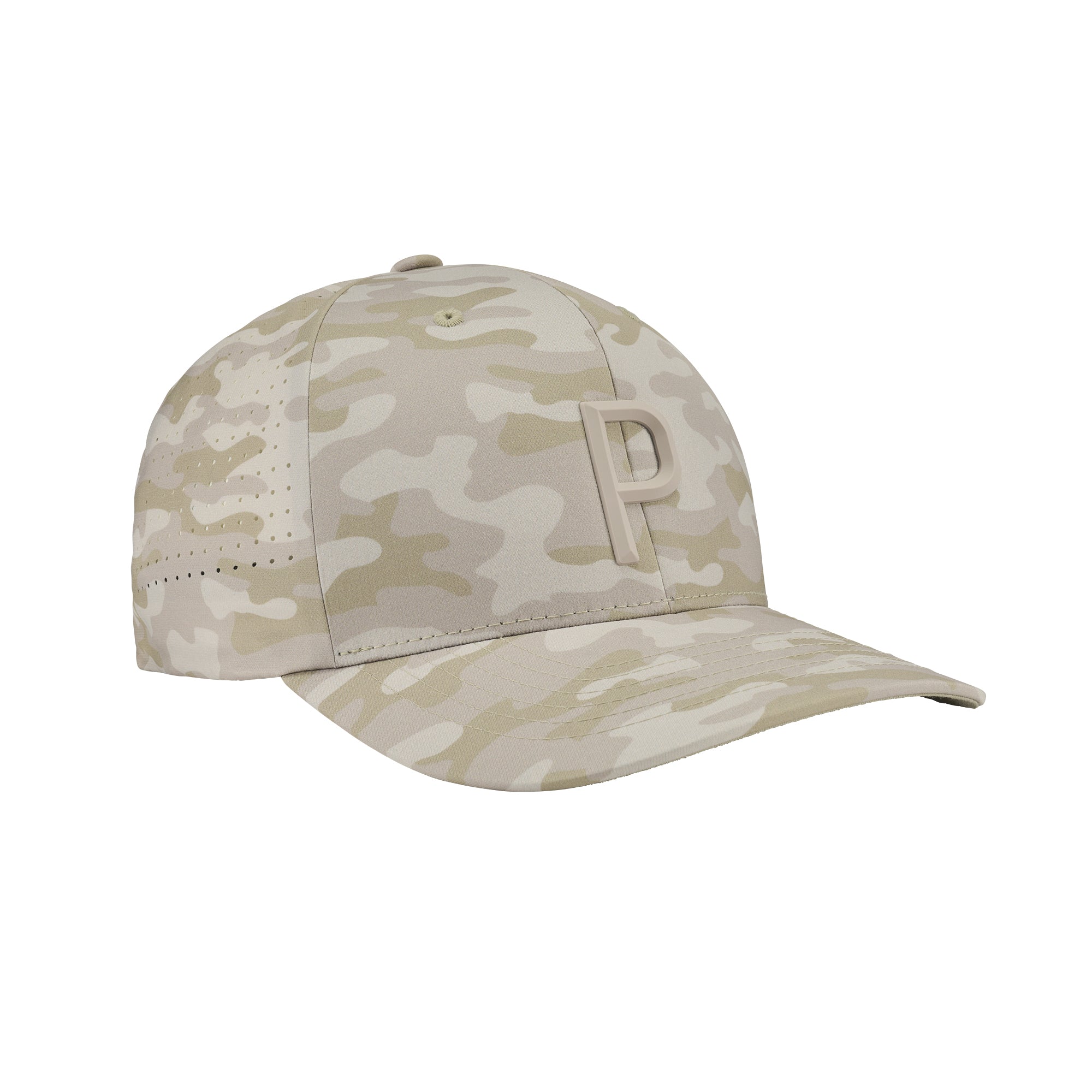 Camo Tech P Snapback Cap