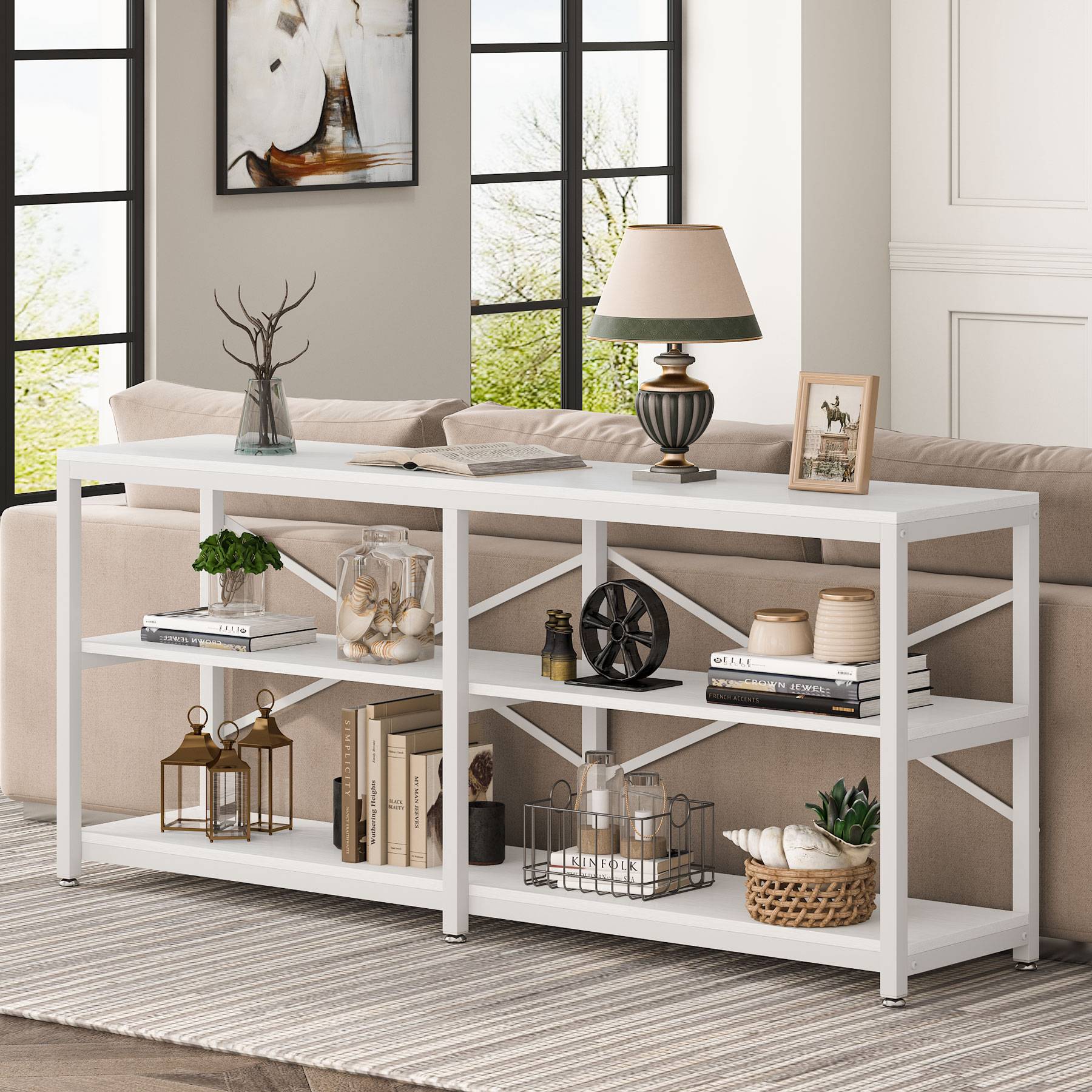 3-Tier Console Table, 70.9