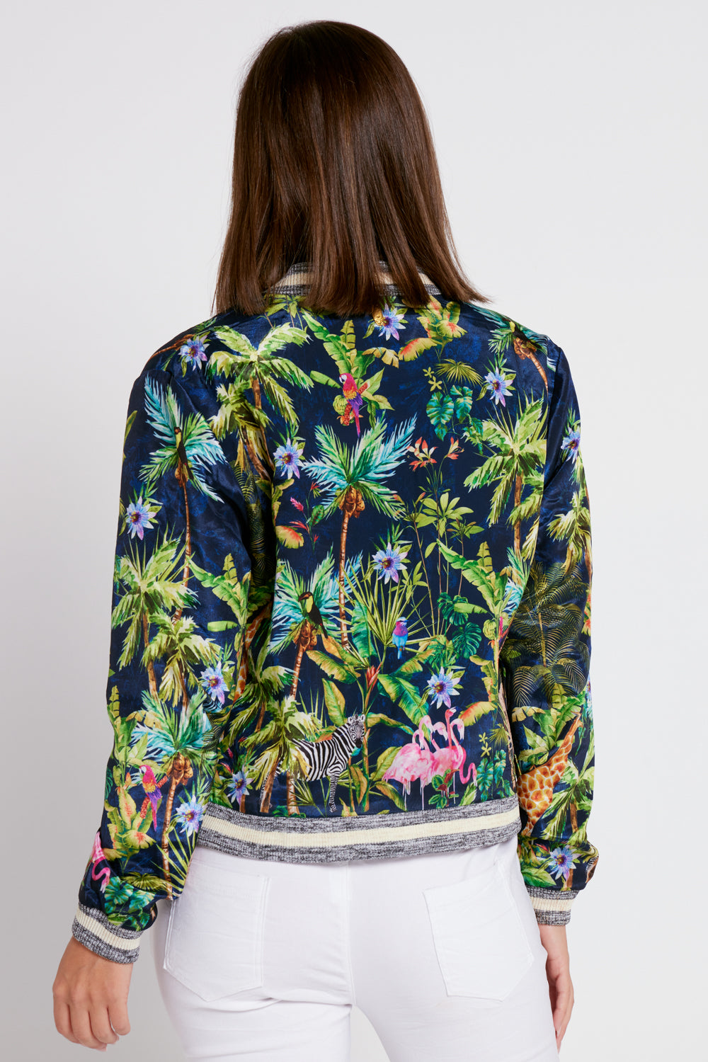 Junglerama Bomber Jacket - Navy