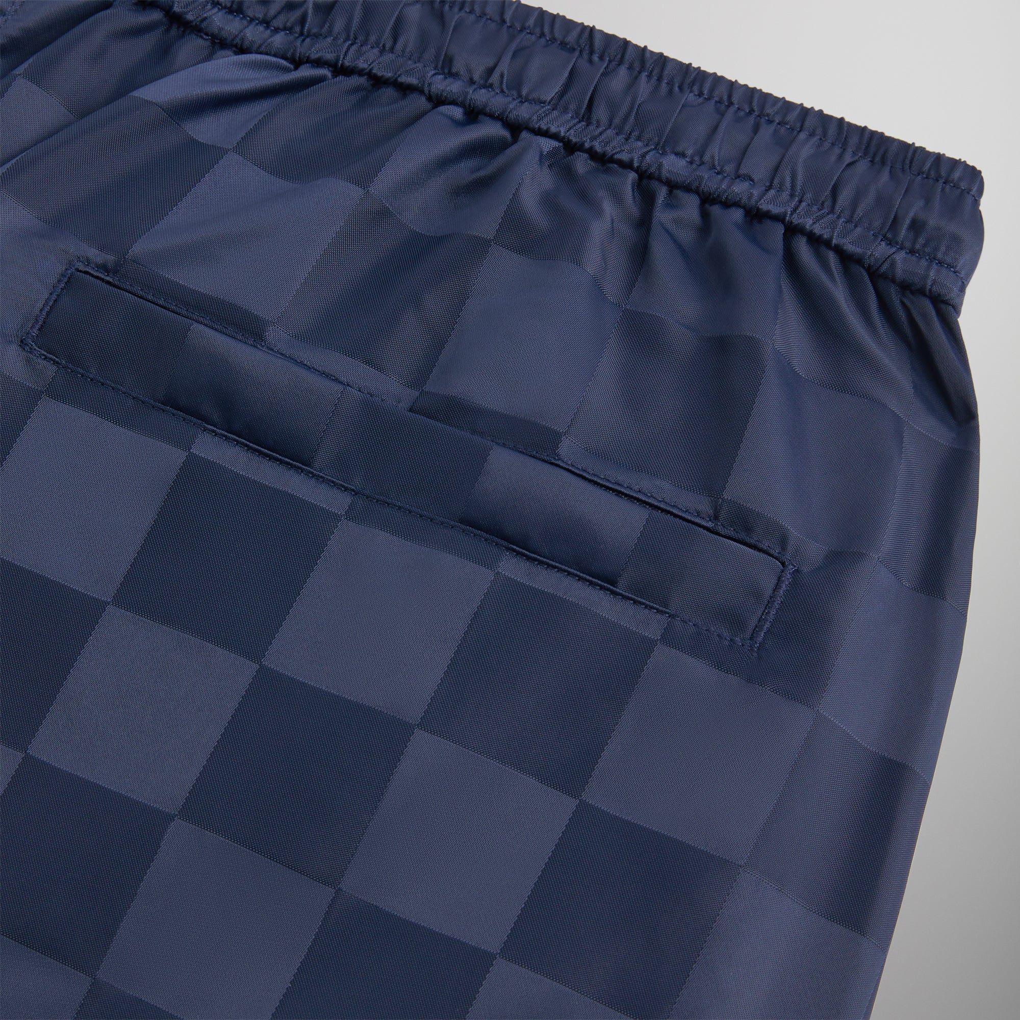 Kith Checkered Satin Collins Short - Nocturnal