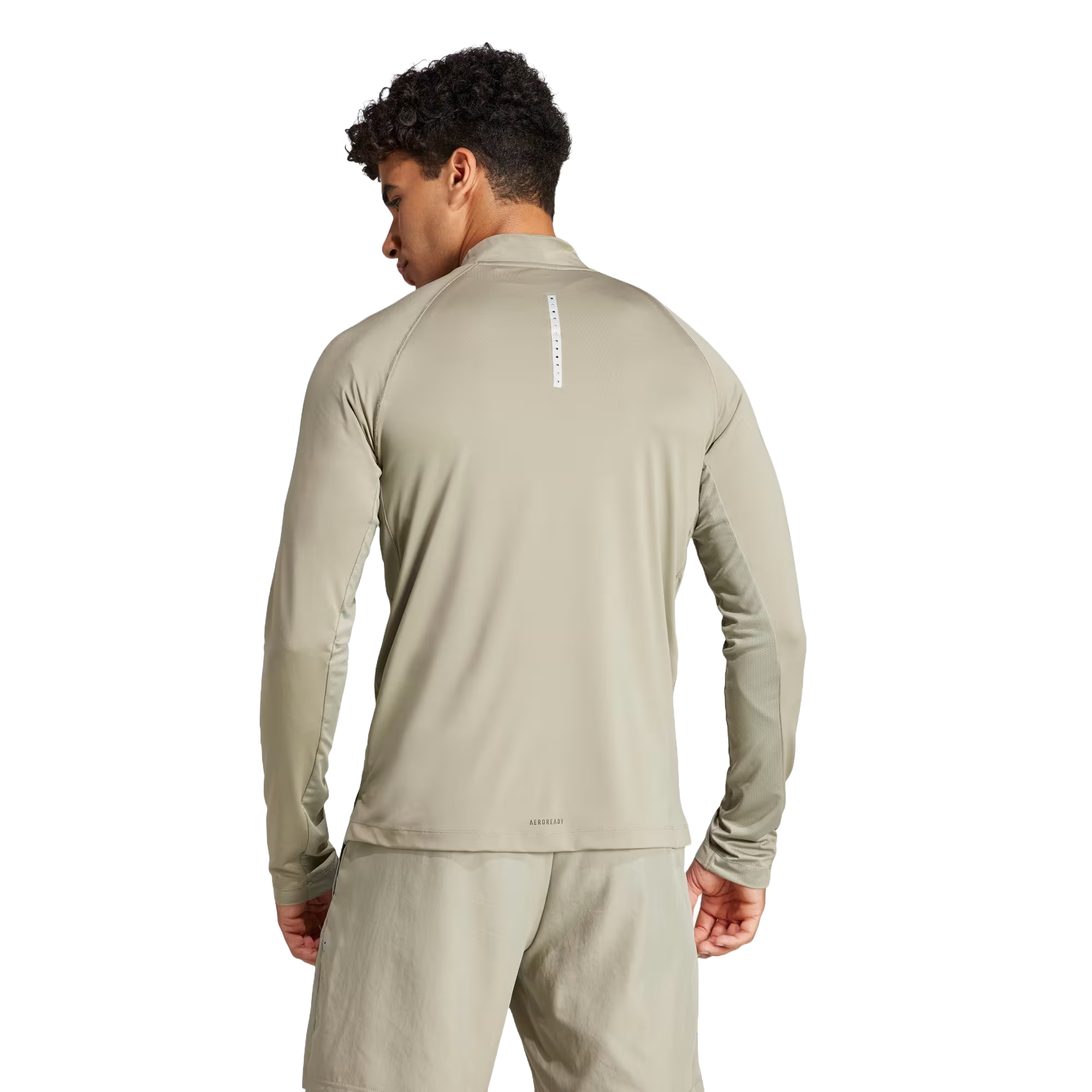 adidas Men's Gym+ Training 1/4-Zip Long Sleeve Tee