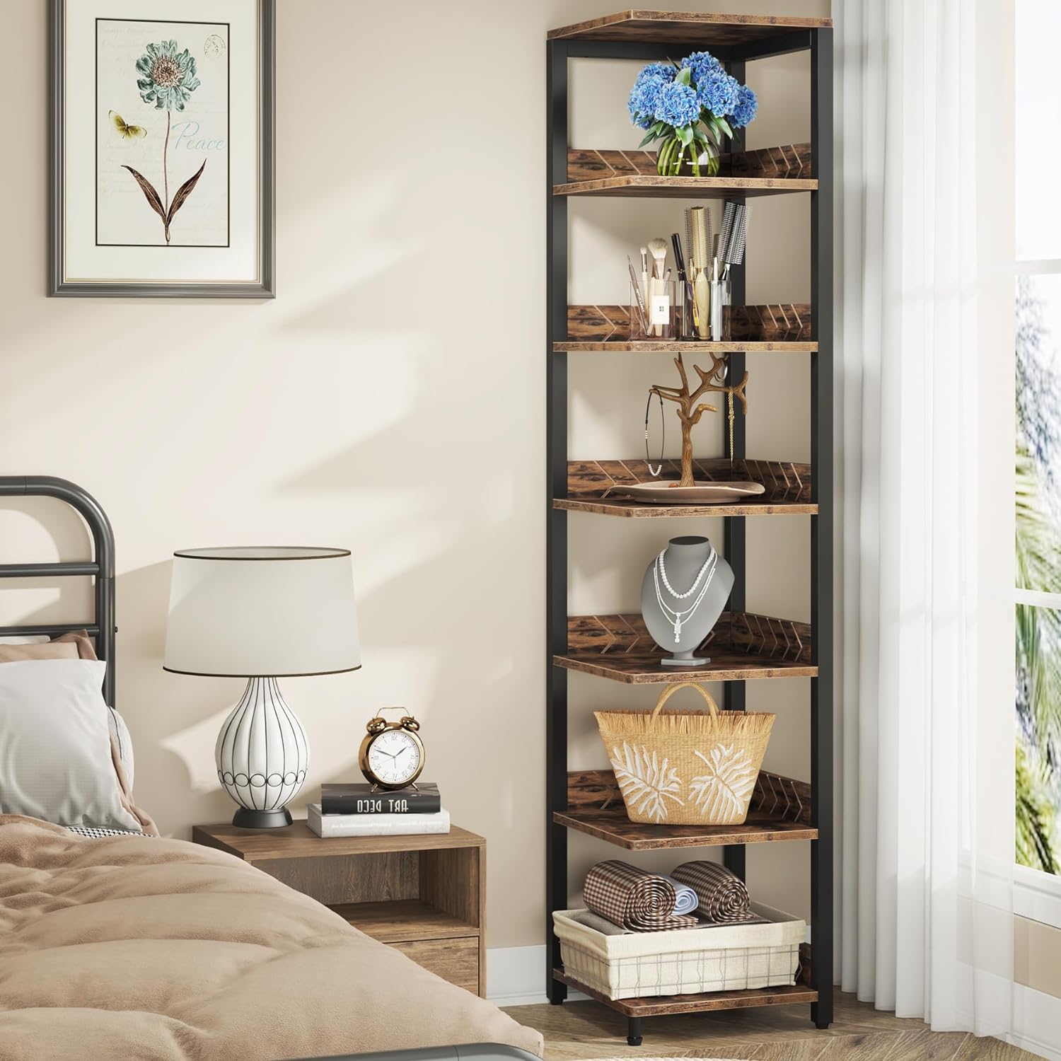 6-Tier Corner Shelf, 76.77