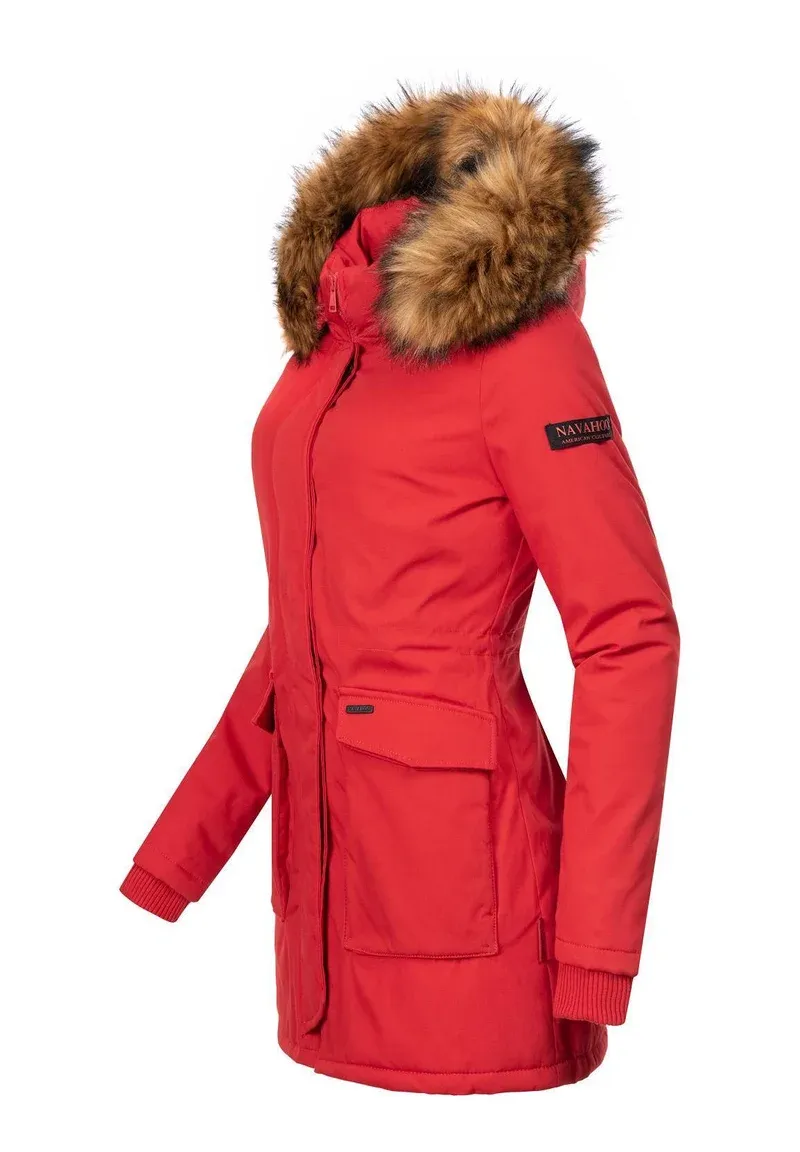 Women's windproof parka gray