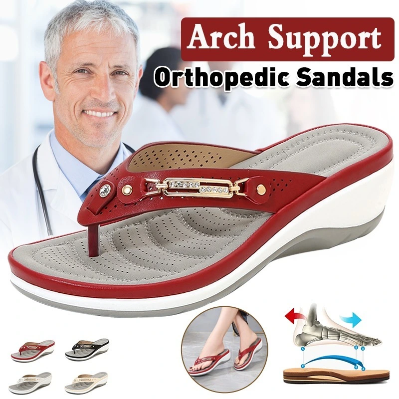 Women's Arch Support Soft Cushion Flip Flops Thong Sandals Slippers
