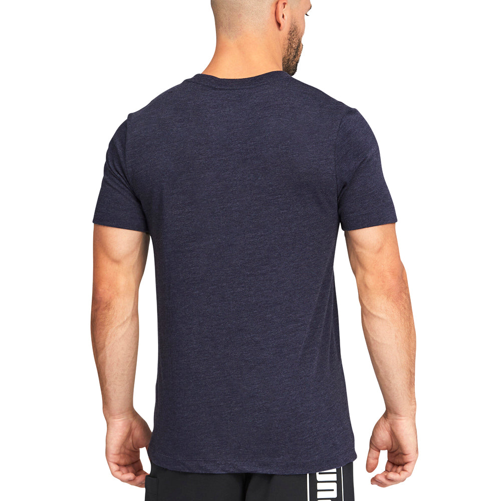 Ess Heather Logo Crew Neck Short Sleeve T-Shirt